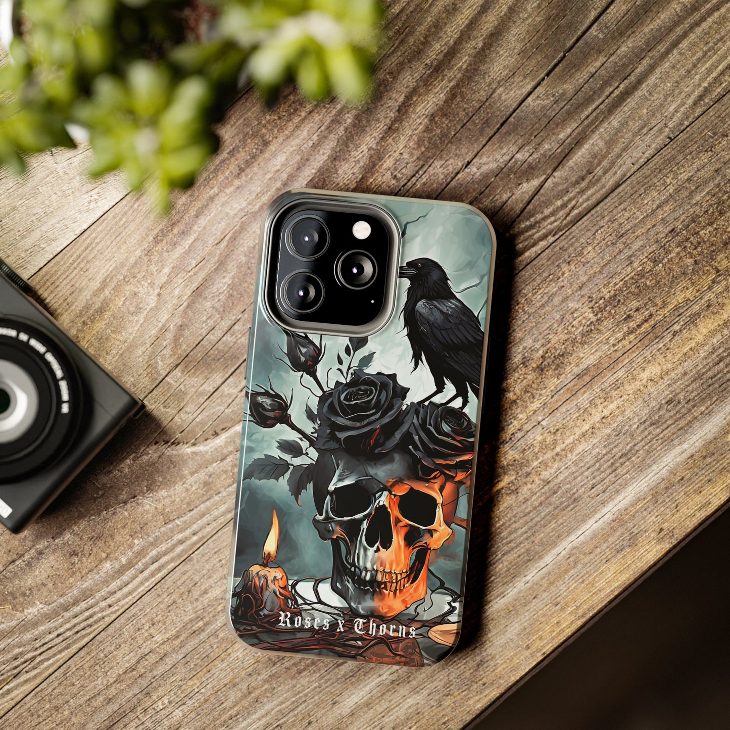 Black Roses x Thorns Tough Phone Cases