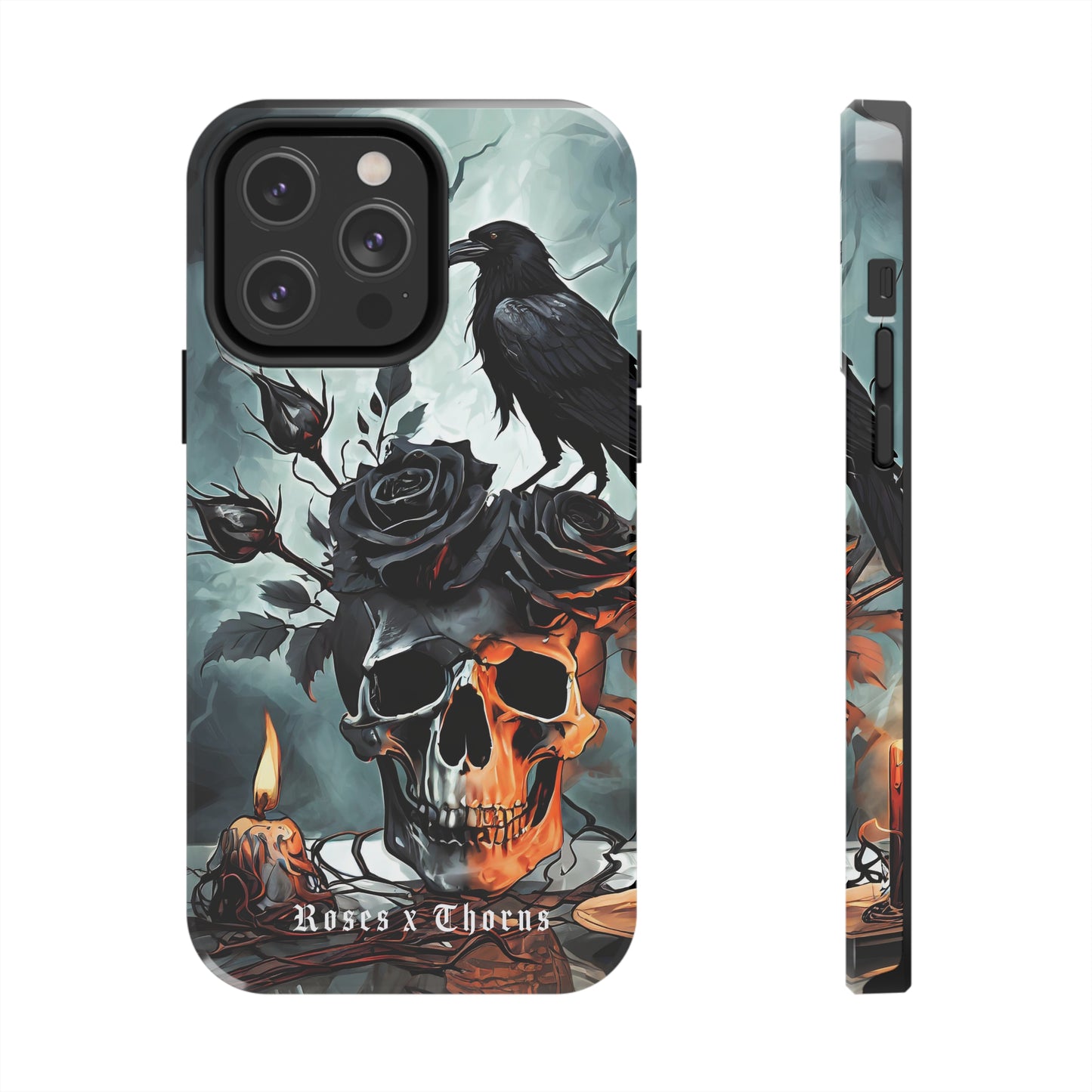 Black Roses x Thorns Tough Phone Cases