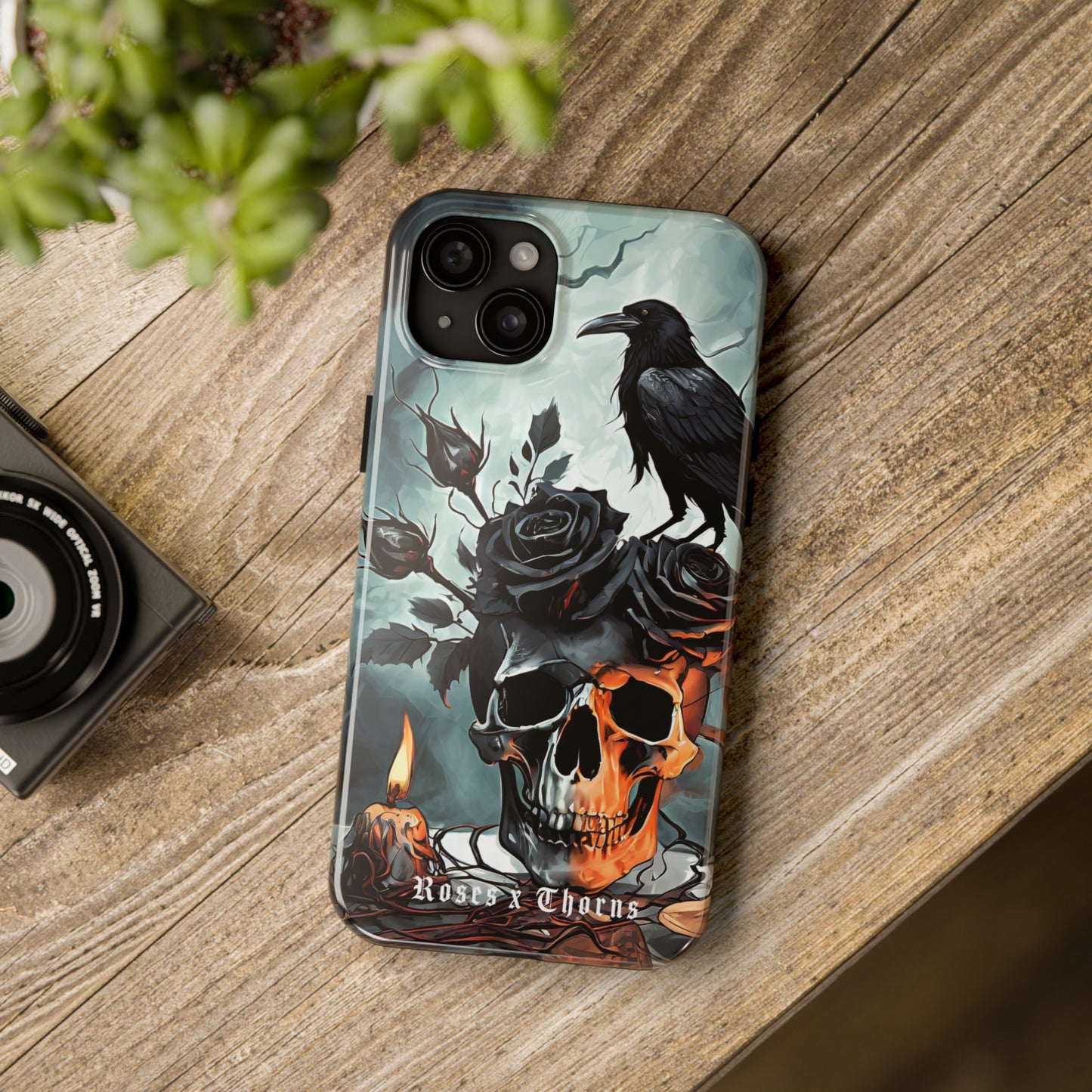 Black Roses x Thorns Tough Phone Cases