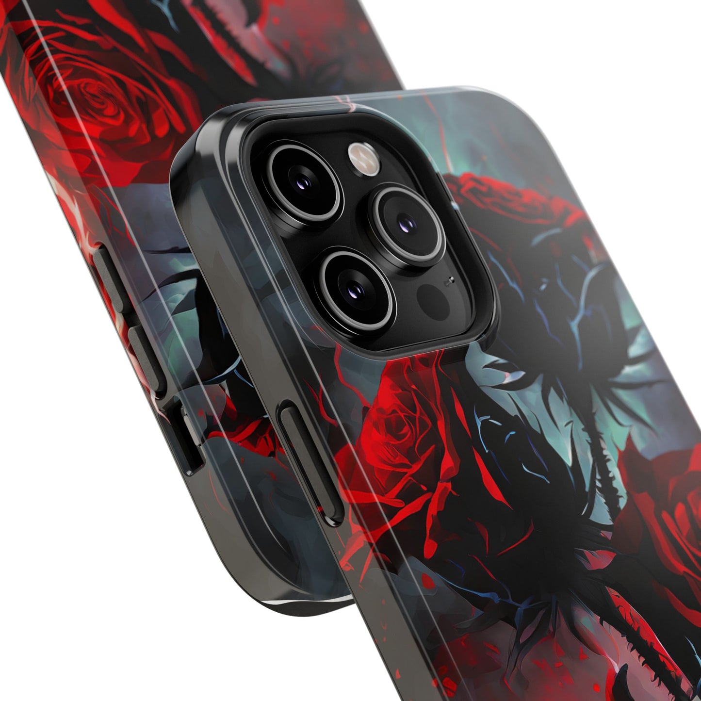 Red Roses x Thorns x Lightening Impact-Resistant Cases