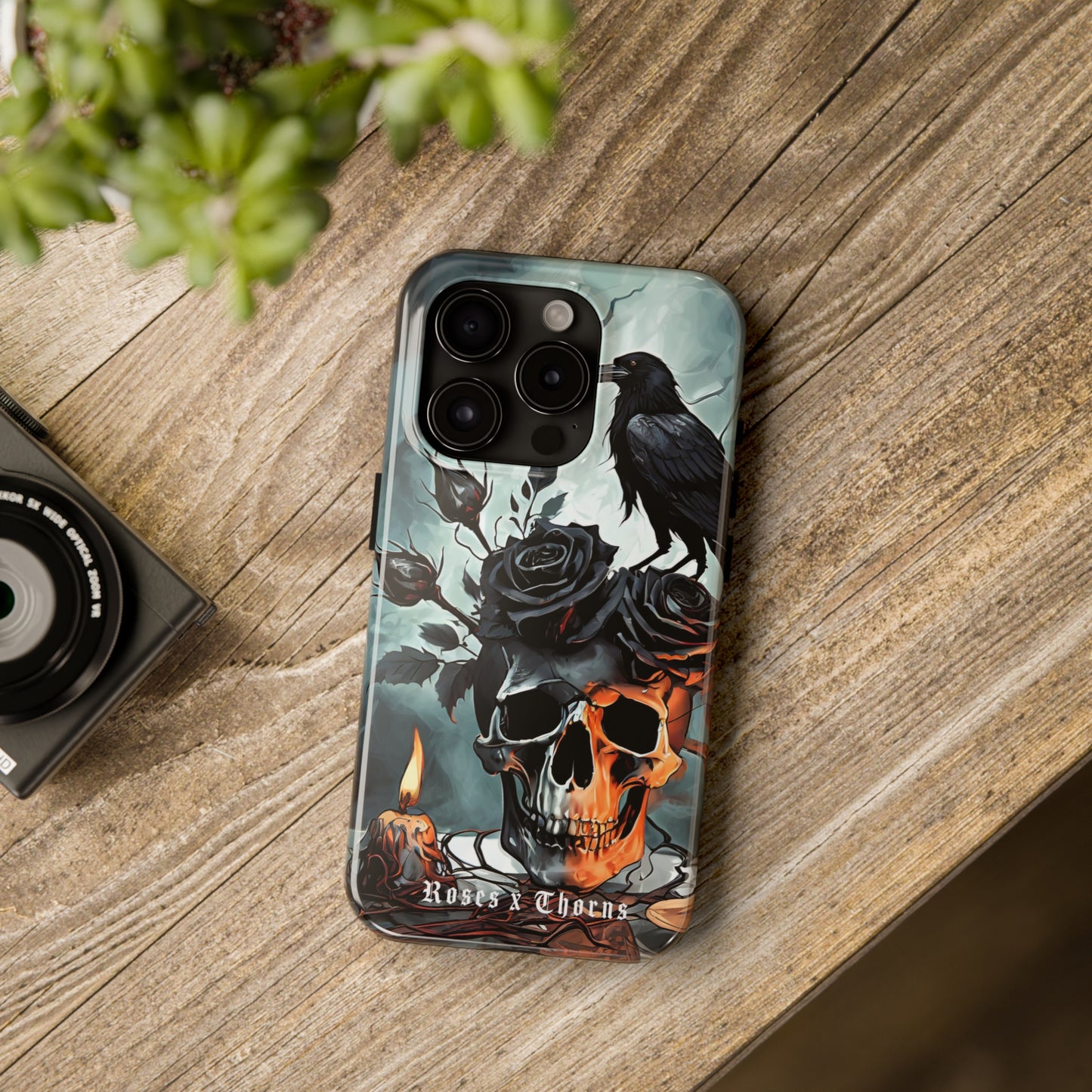 Black Roses x Thorns Tough Phone Cases