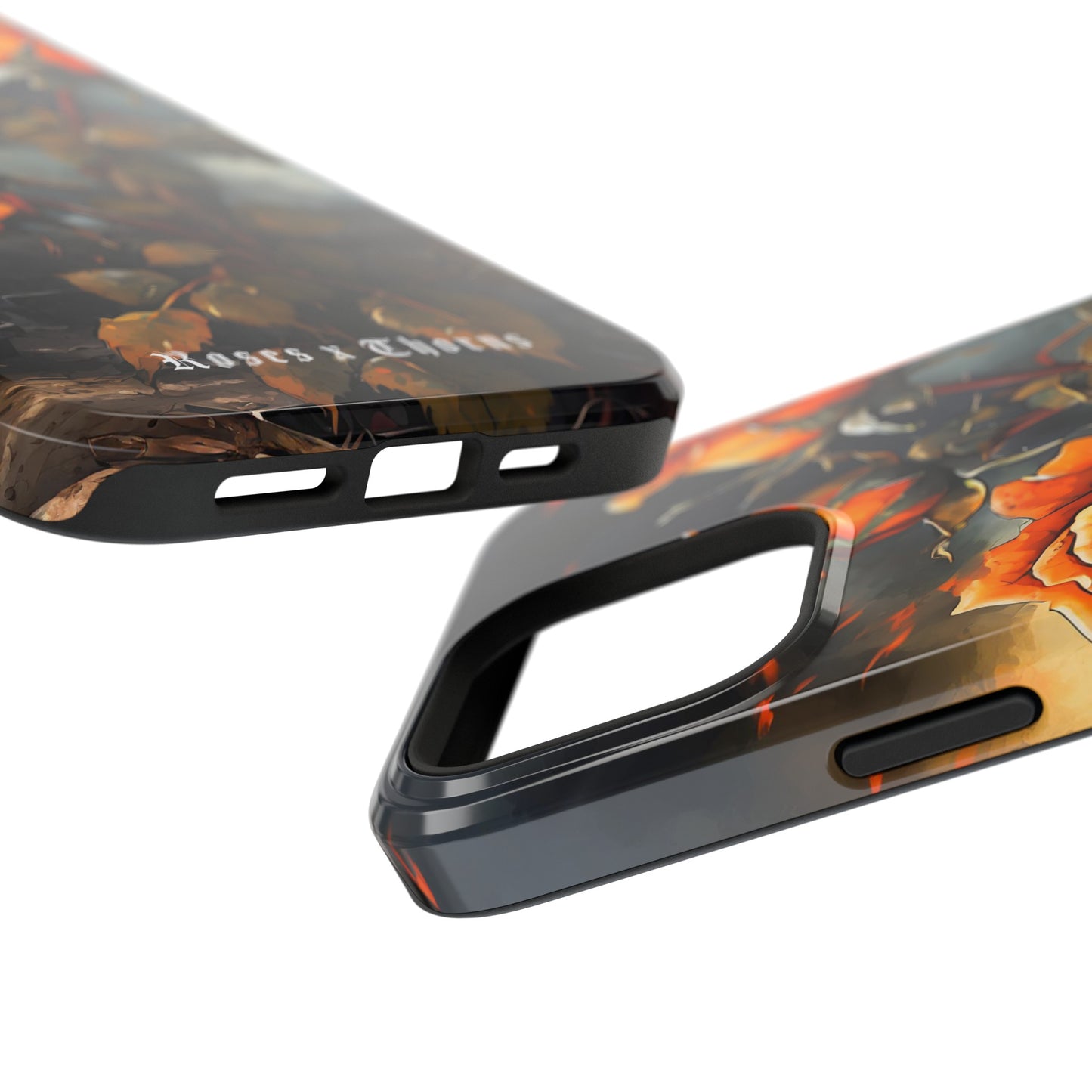 Orange Roses x Thorns Impact-Resistant Cases