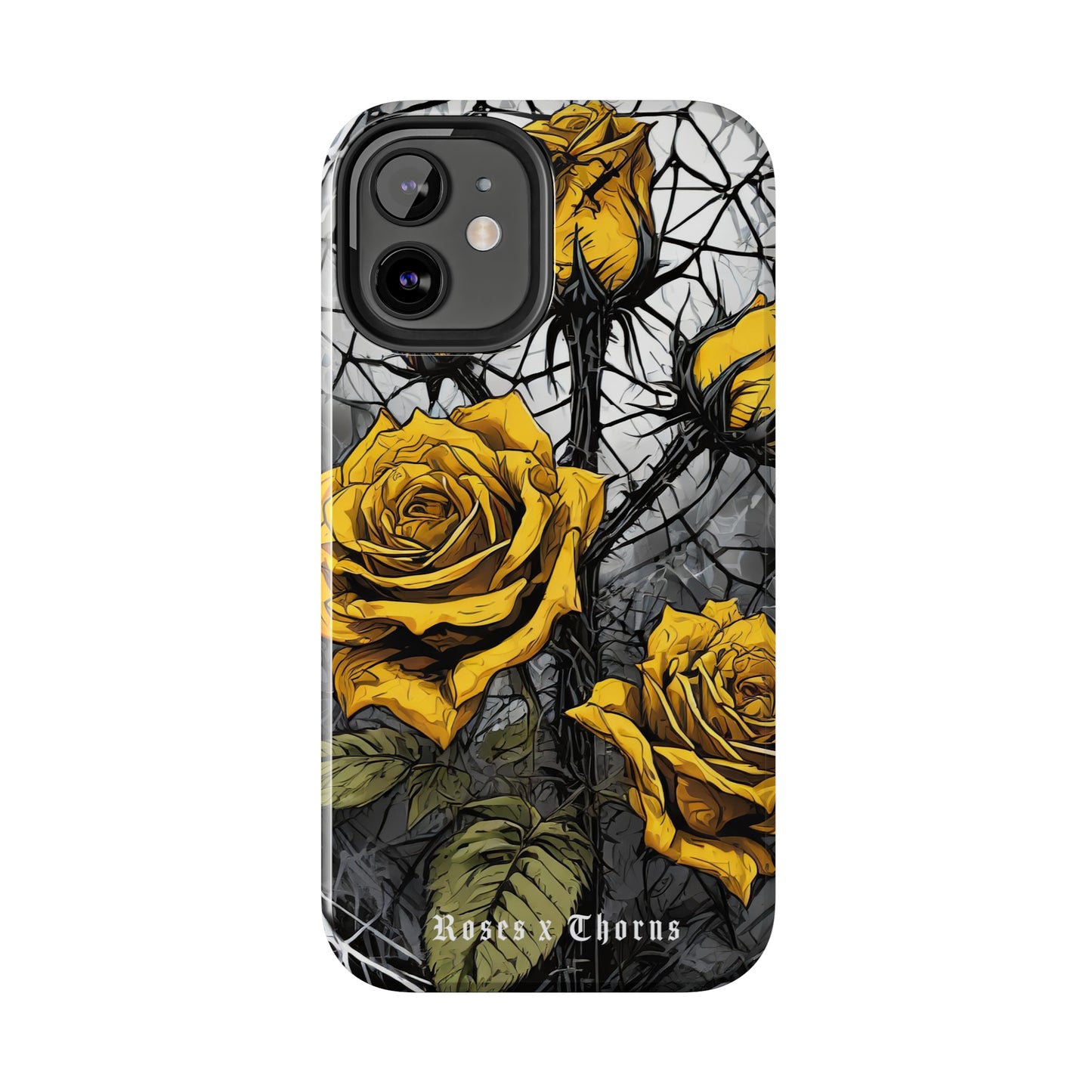 Yellow Roses x Thorns Tough Phone Cases