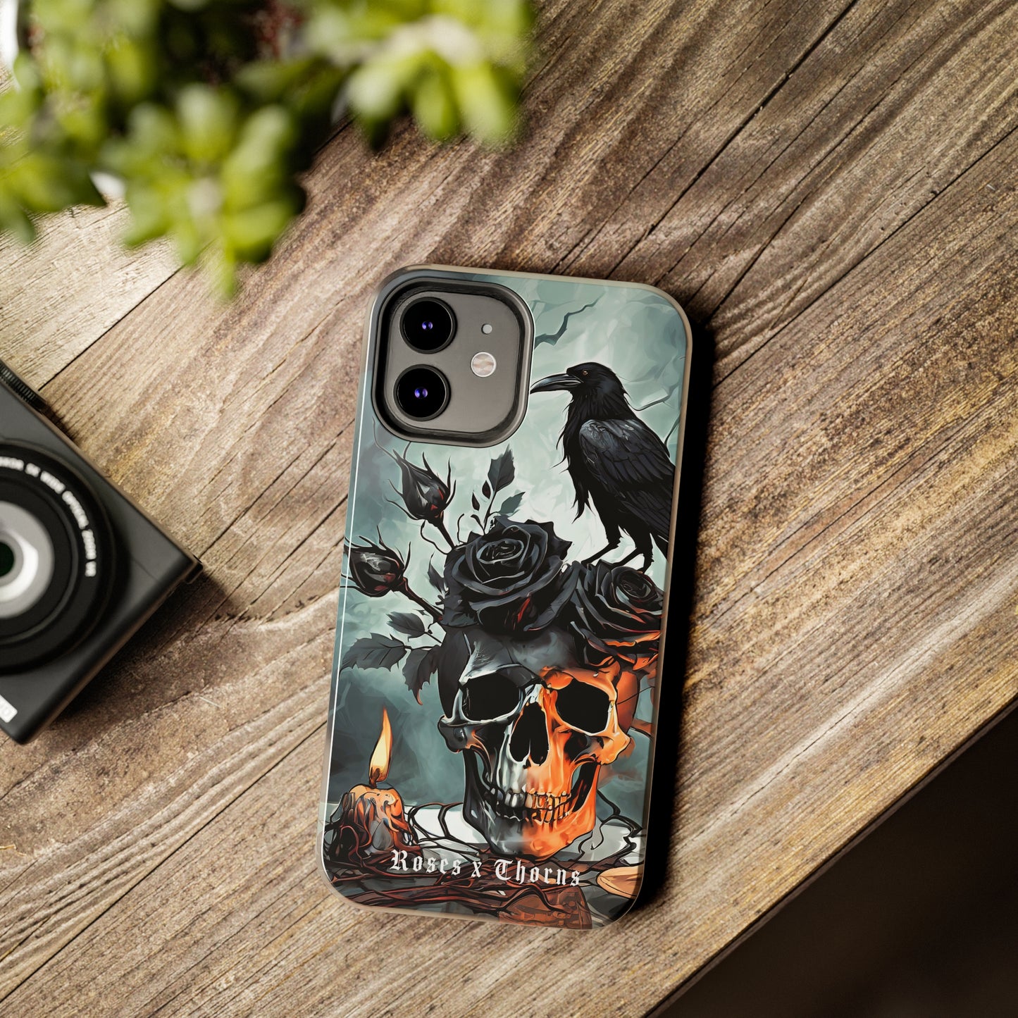 Black Roses x Thorns Tough Phone Cases