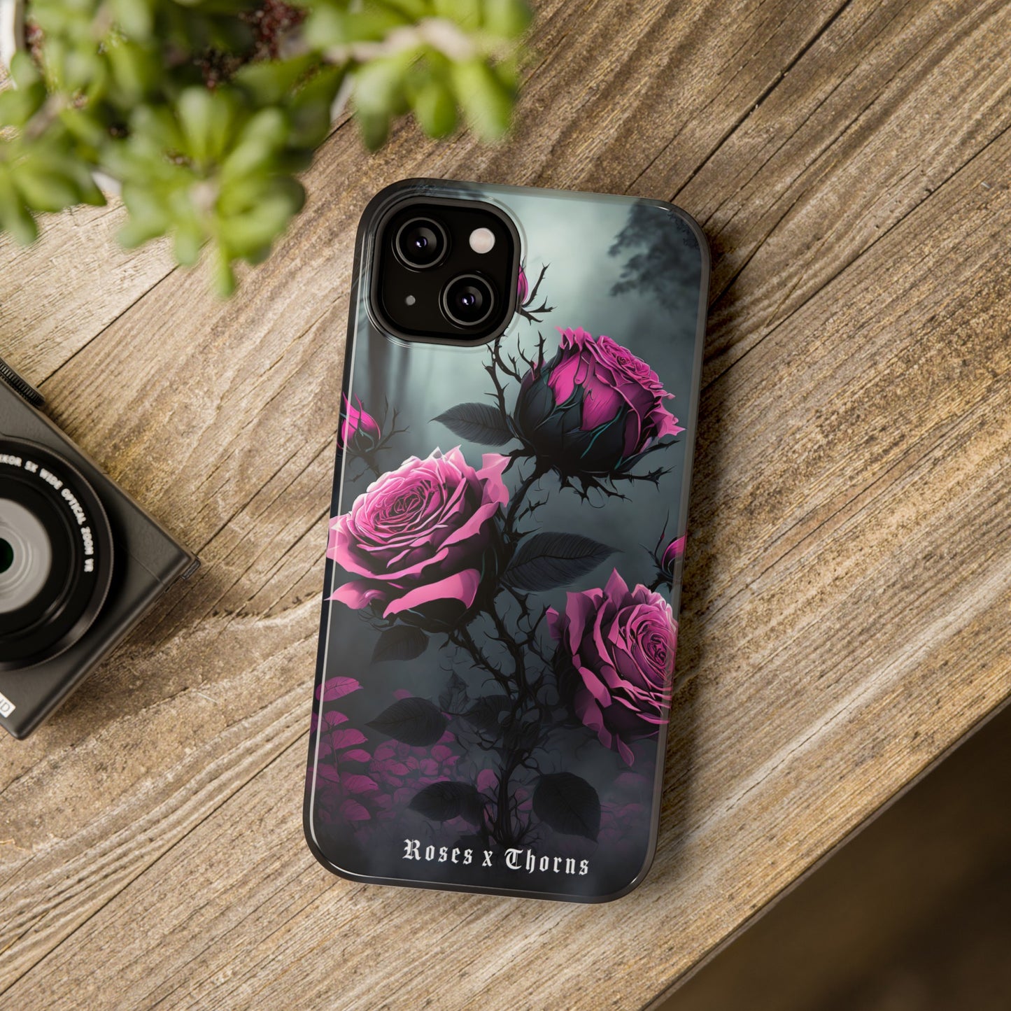 Pink Roses x Thorns Impact-Resistant Cases