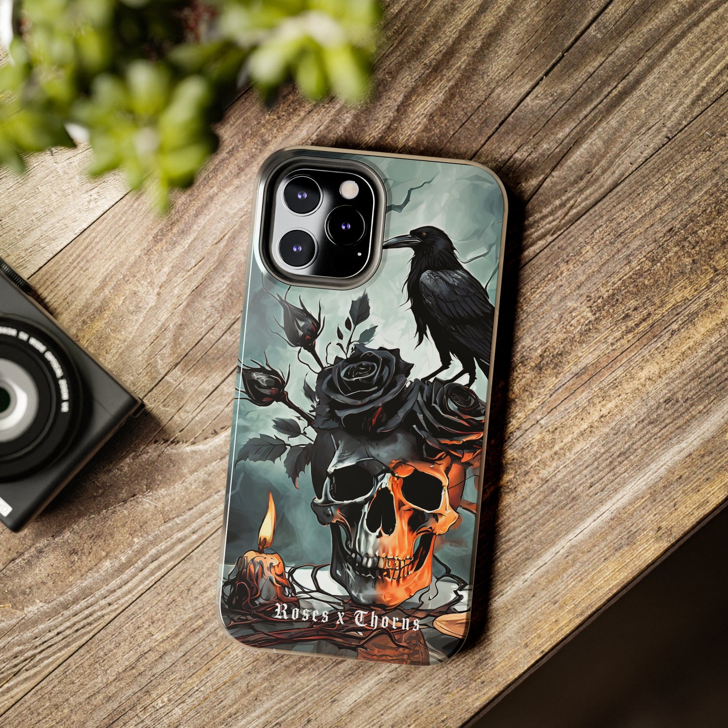 Black Roses x Thorns Tough Phone Cases