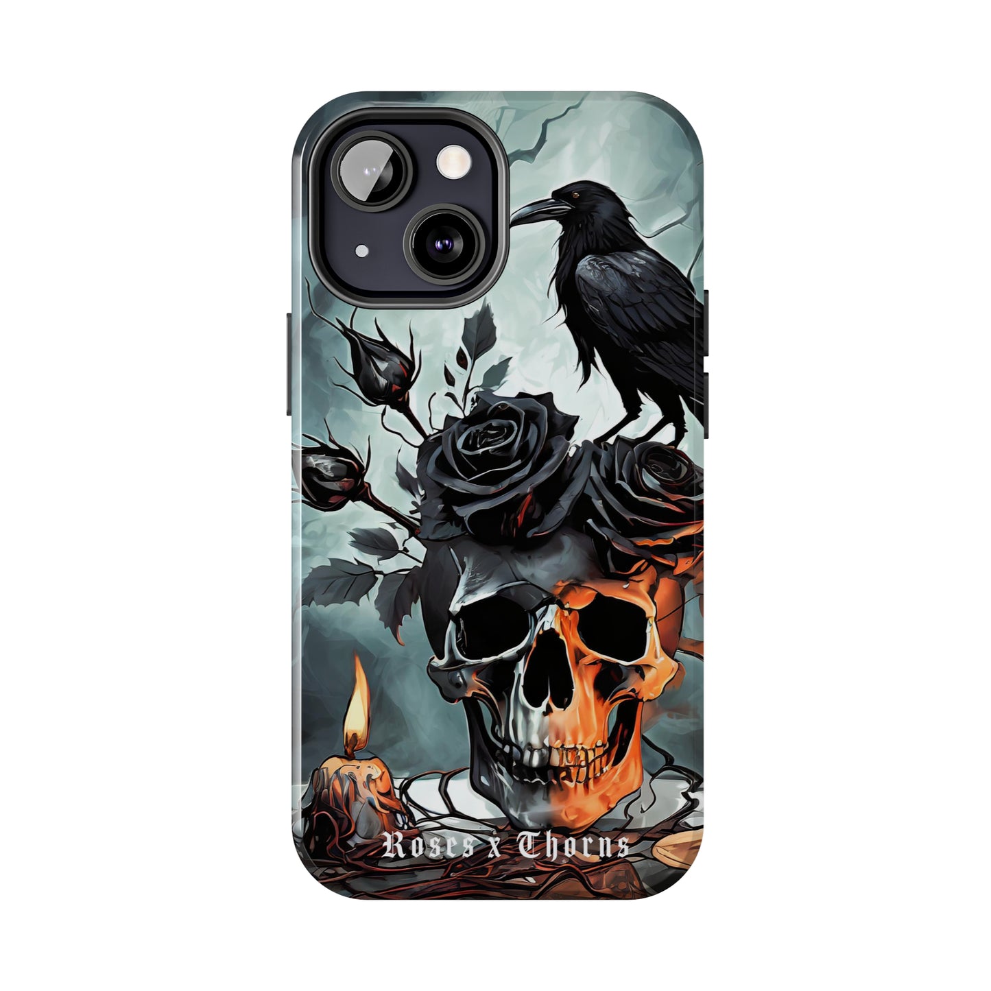 Black Roses x Thorns Tough Phone Cases