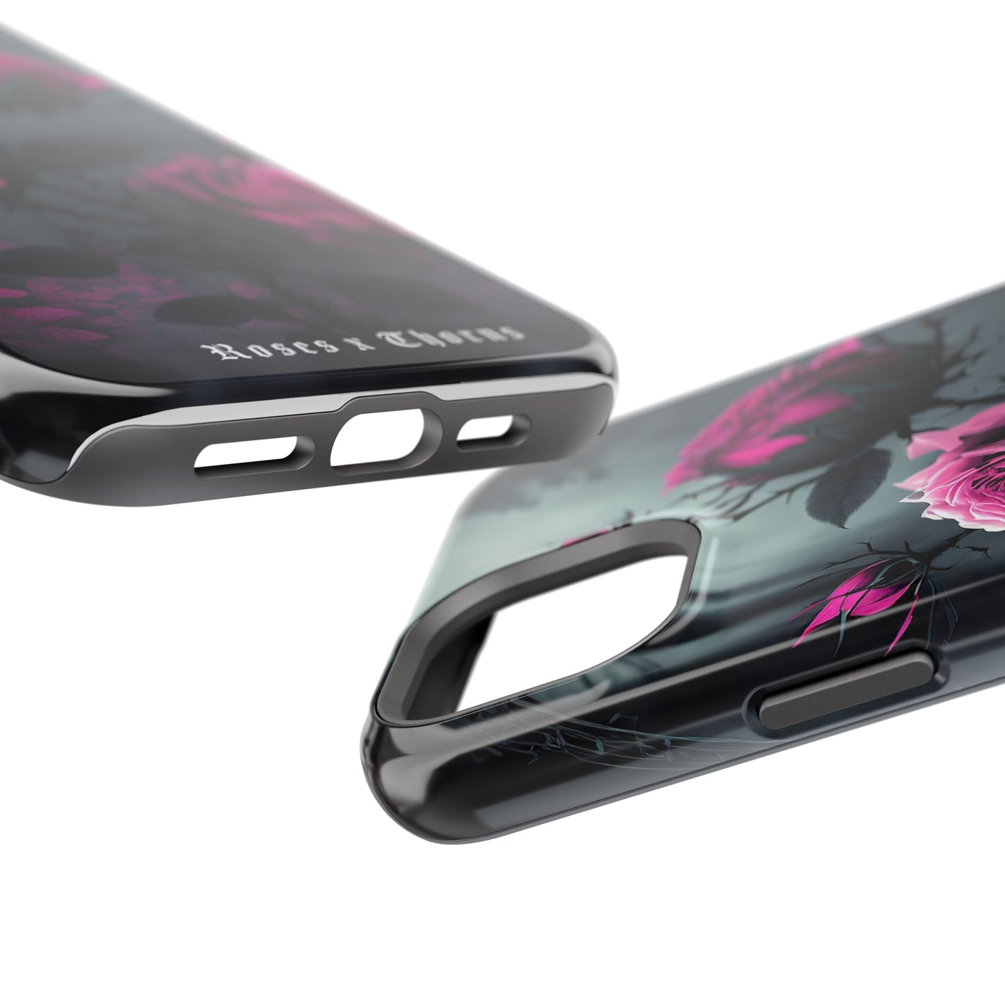 Pink Roses x Thorns Impact-Resistant Cases