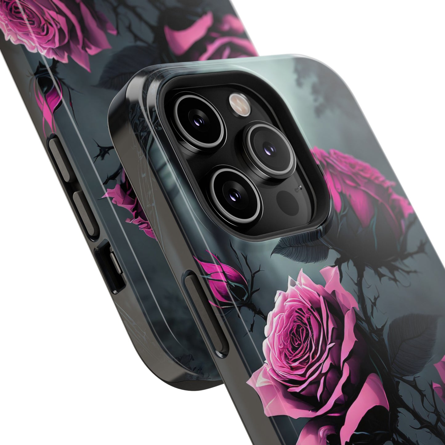 Pink Roses x Thorns Impact-Resistant Cases