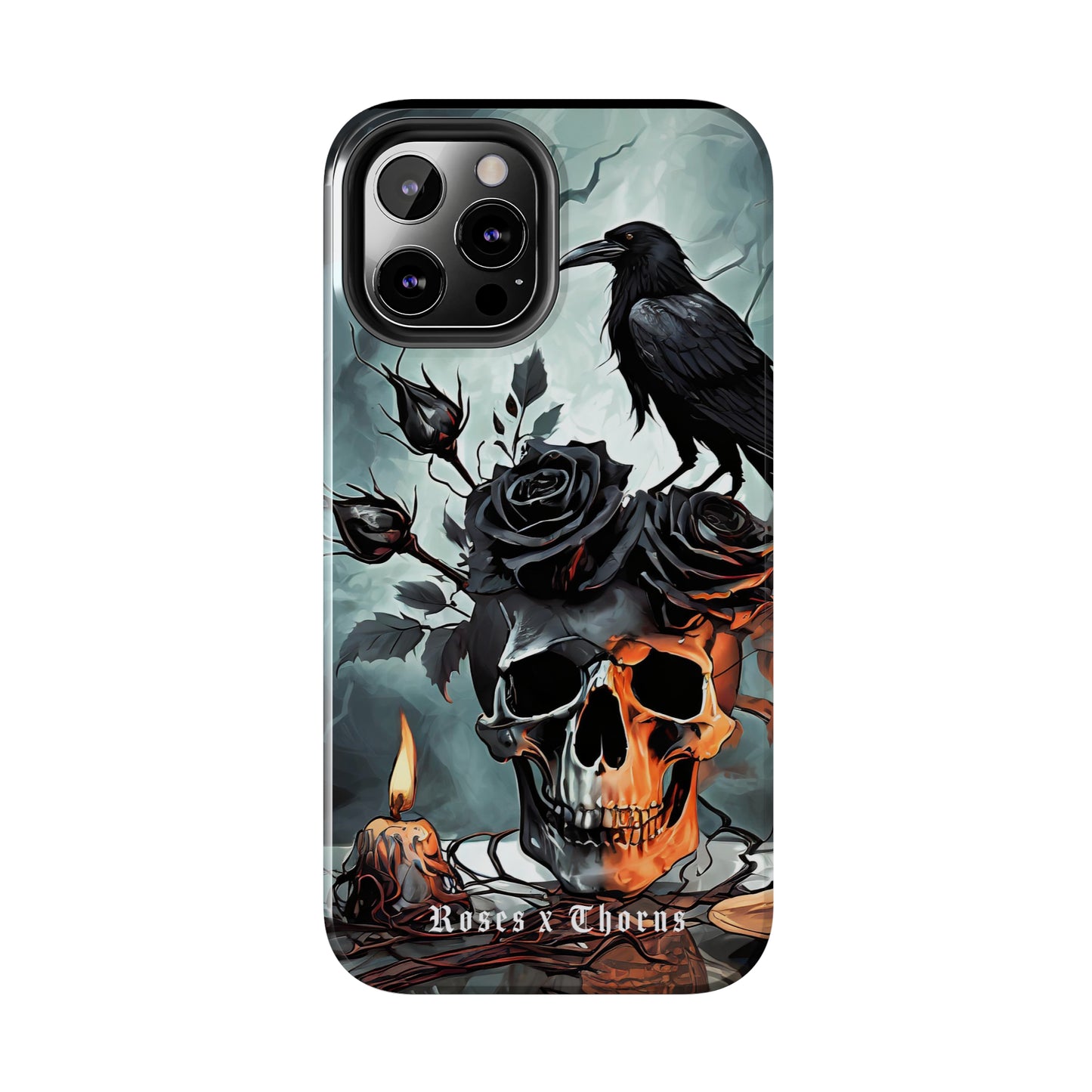Black Roses x Thorns Tough Phone Cases