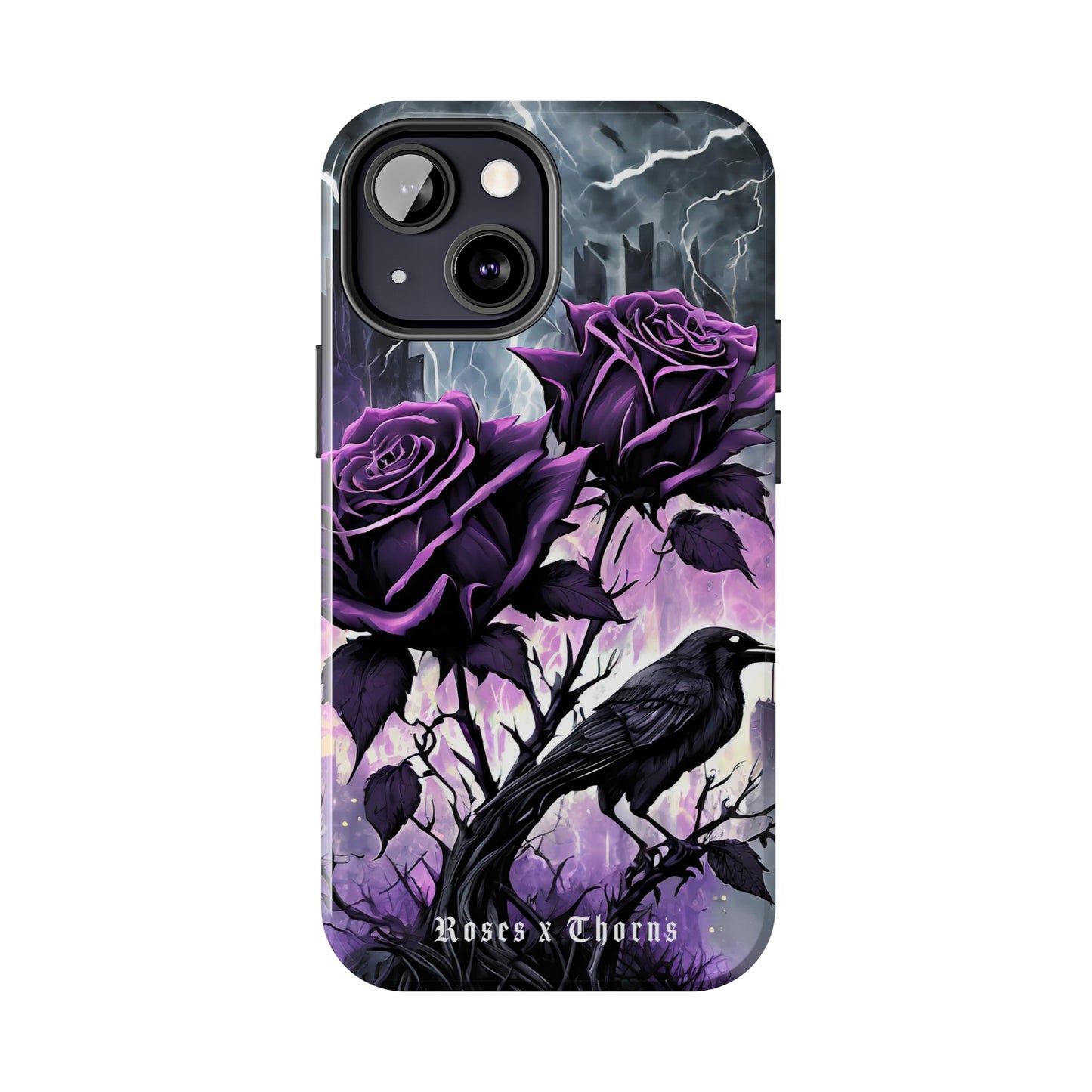 Purple Roses x Thorns Tough Phone Cases