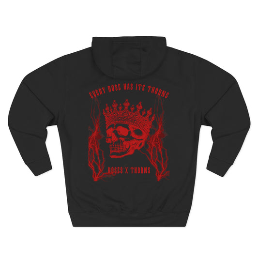 Seeing Red Kings Roses x Thorns Fleece Hoodie