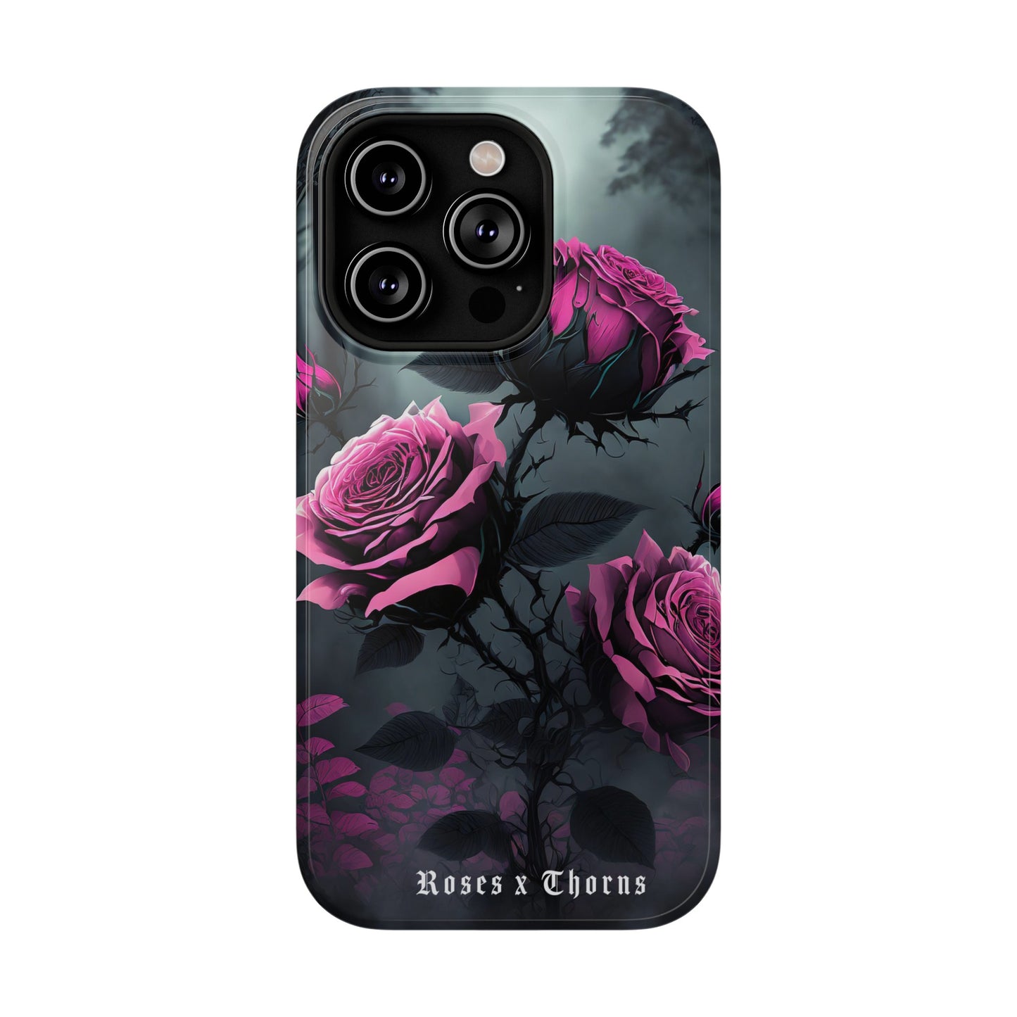 Pink Roses x Thorns Impact-Resistant Cases