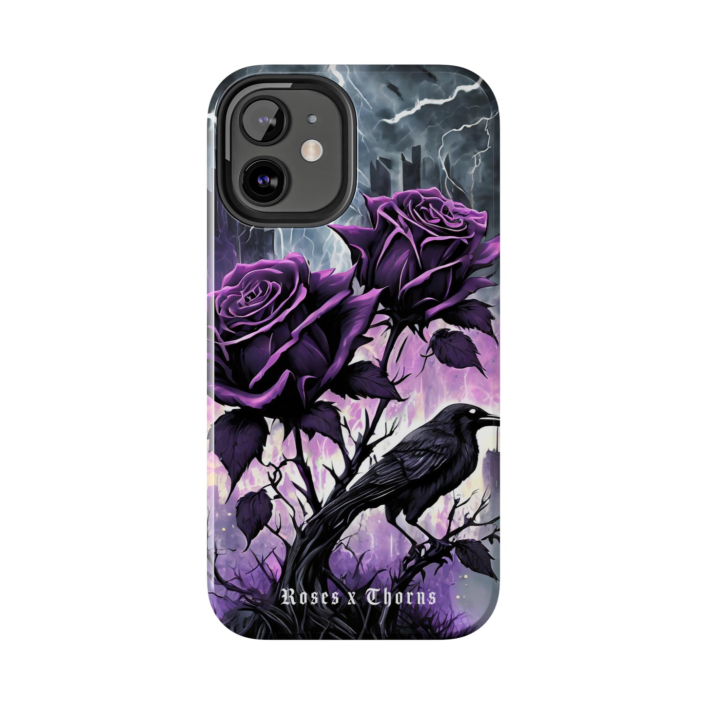 Purple Roses x Thorns Tough Phone Cases