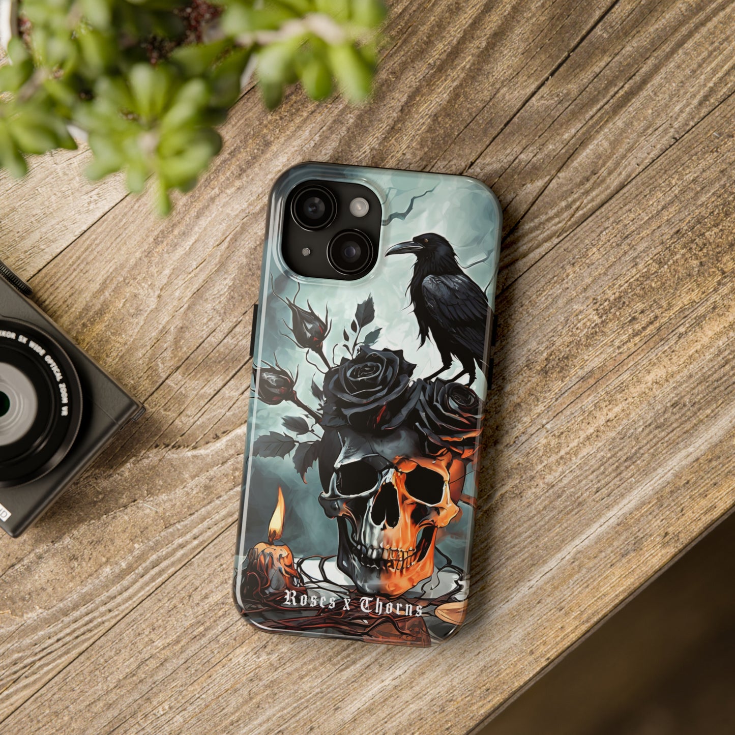 Black Roses x Thorns Tough Phone Cases
