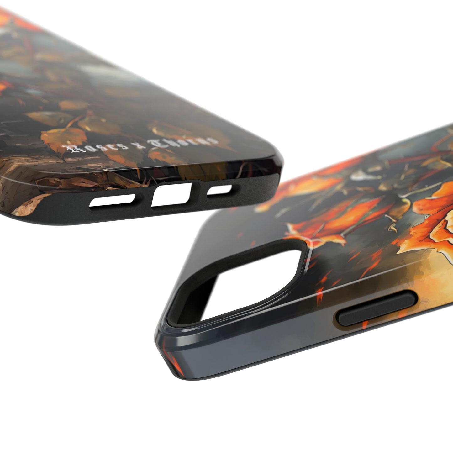 Orange Roses x Thorns Impact-Resistant Cases