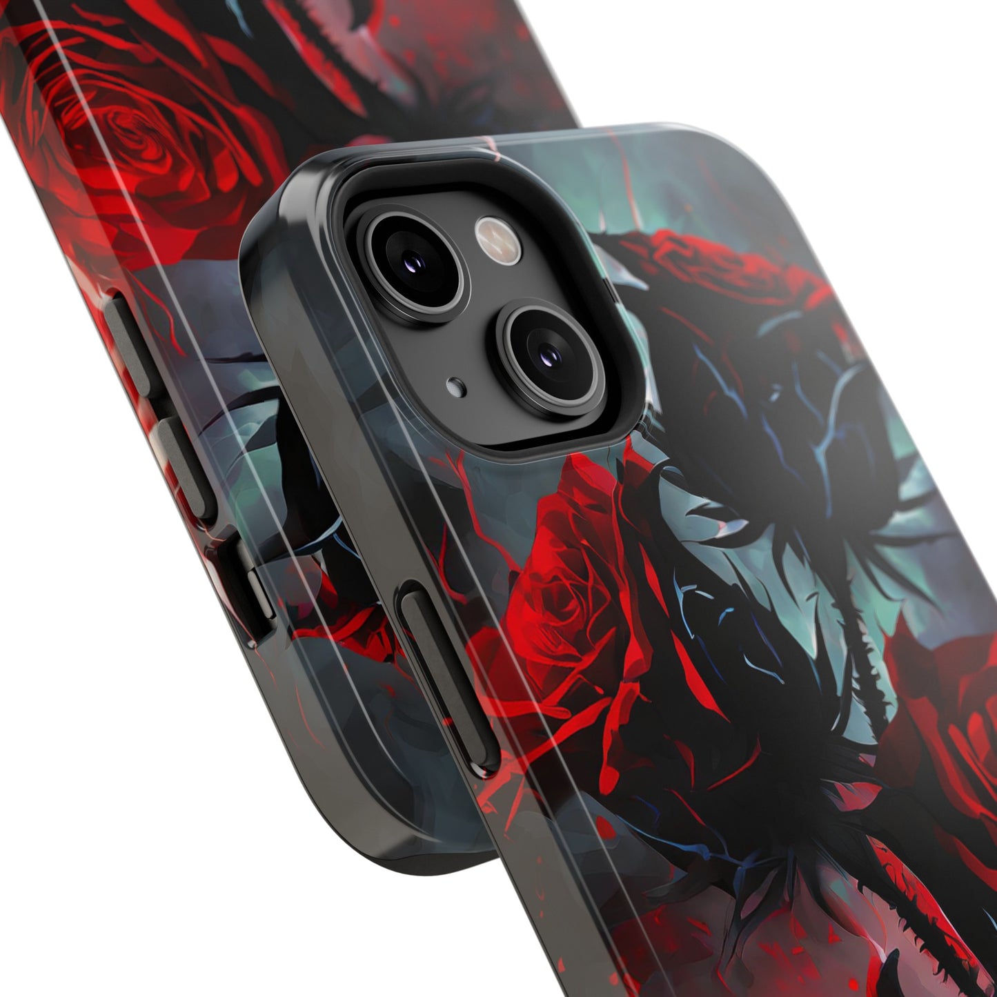 Red Roses x Thorns x Lightening Impact-Resistant Cases