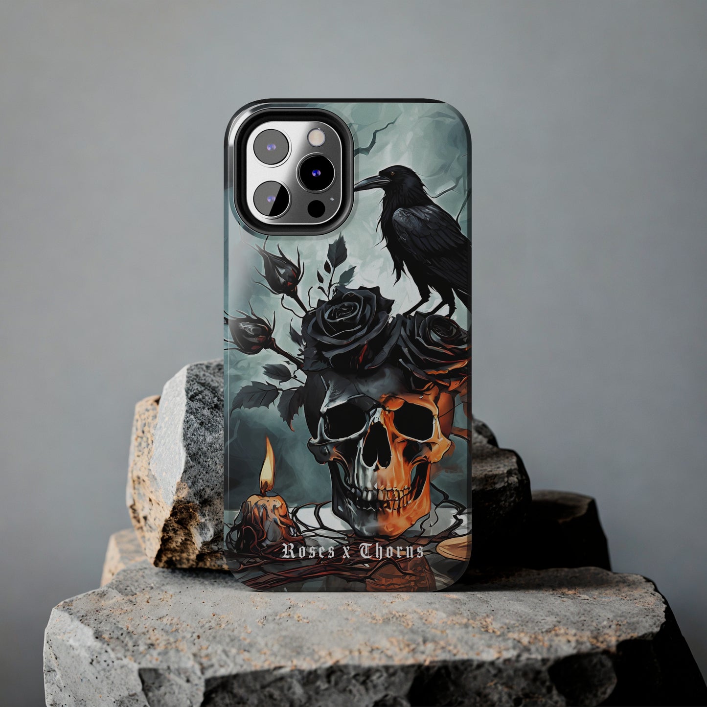 Black Roses x Thorns Tough Phone Cases