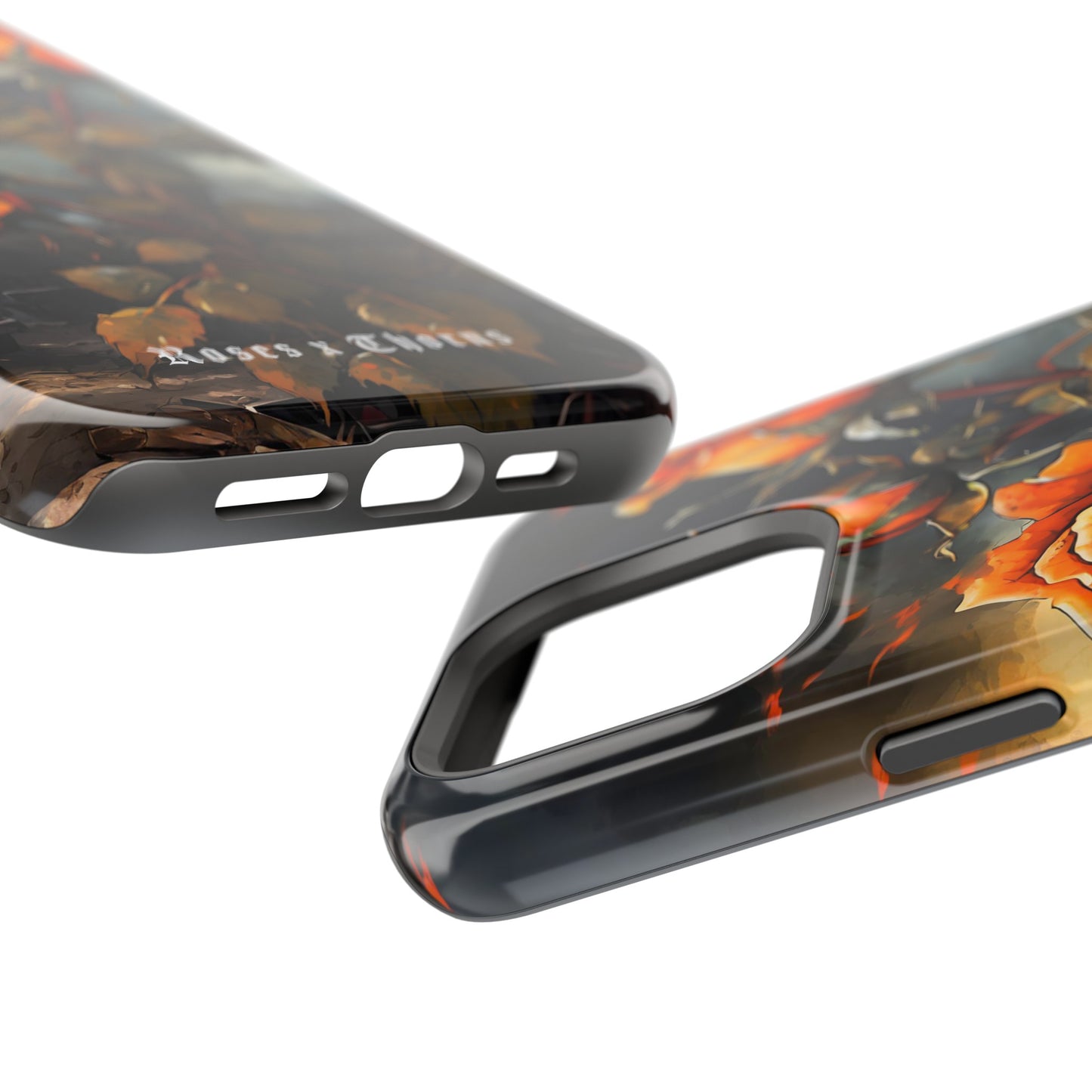 Orange Roses x Thorns Impact-Resistant Cases