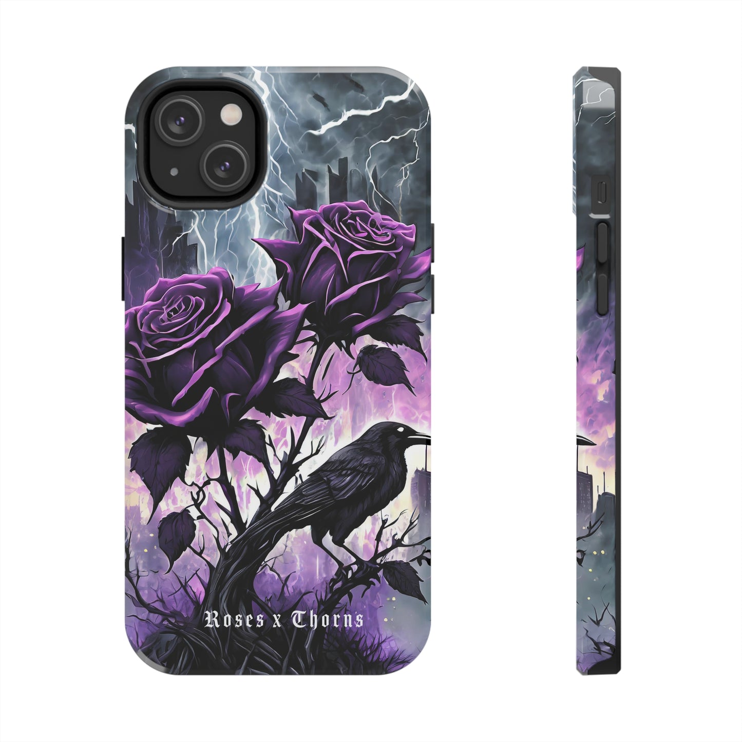 Purple Roses x Thorns Tough Phone Cases