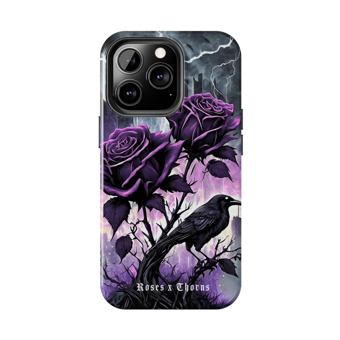 Purple Roses x Thorns Tough Phone Cases