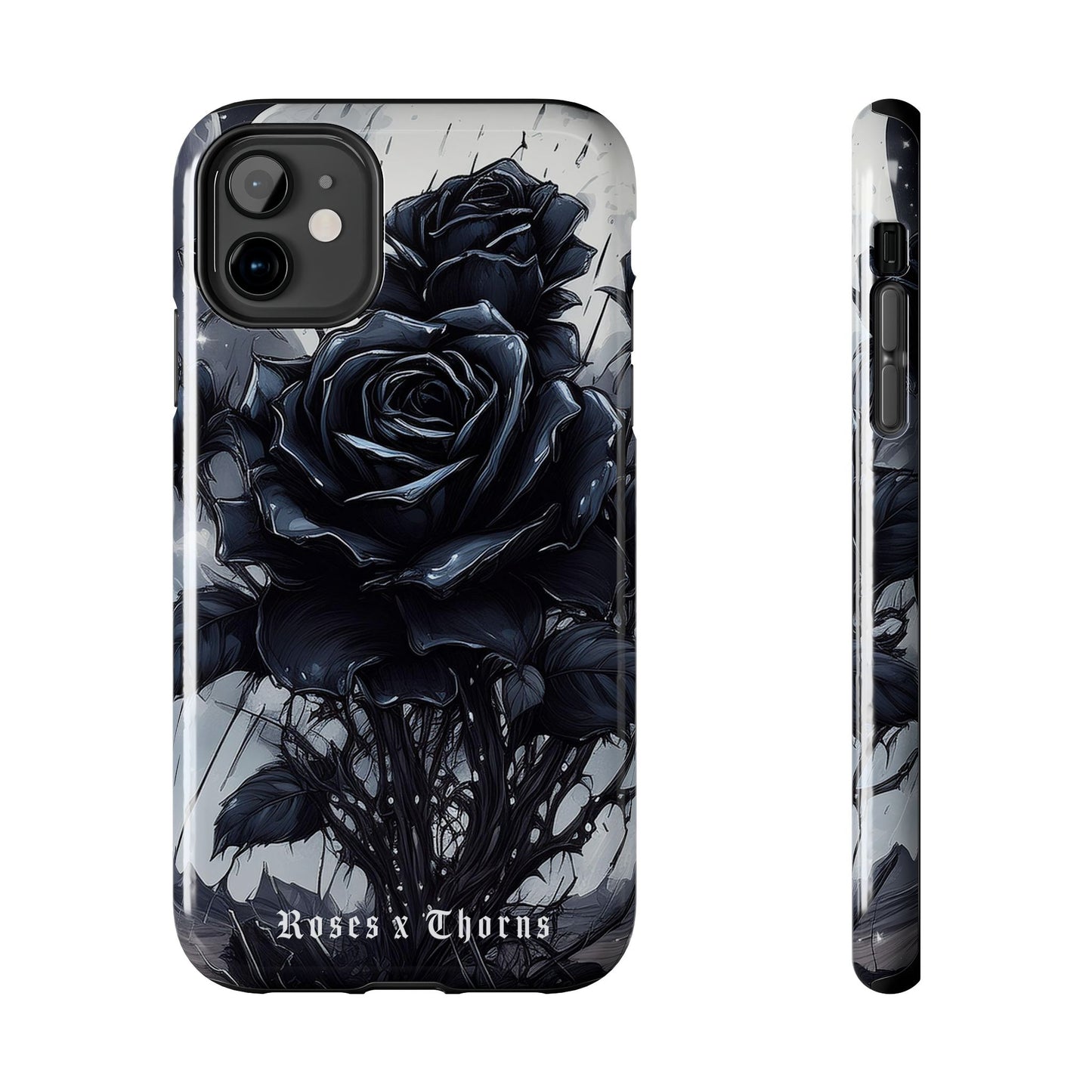 Black Desert Roses x Thorns Phone Cases