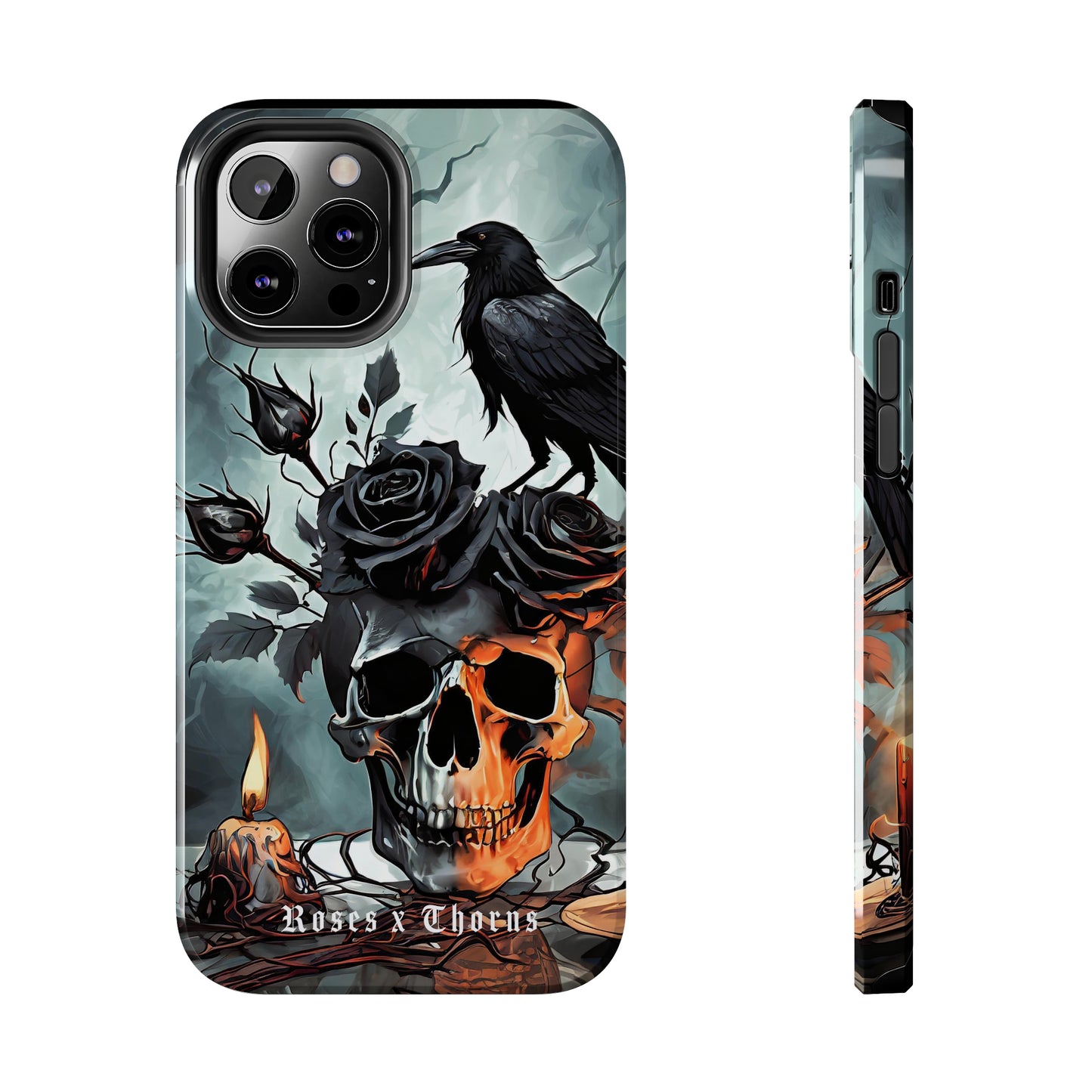 Black Roses x Thorns Tough Phone Cases