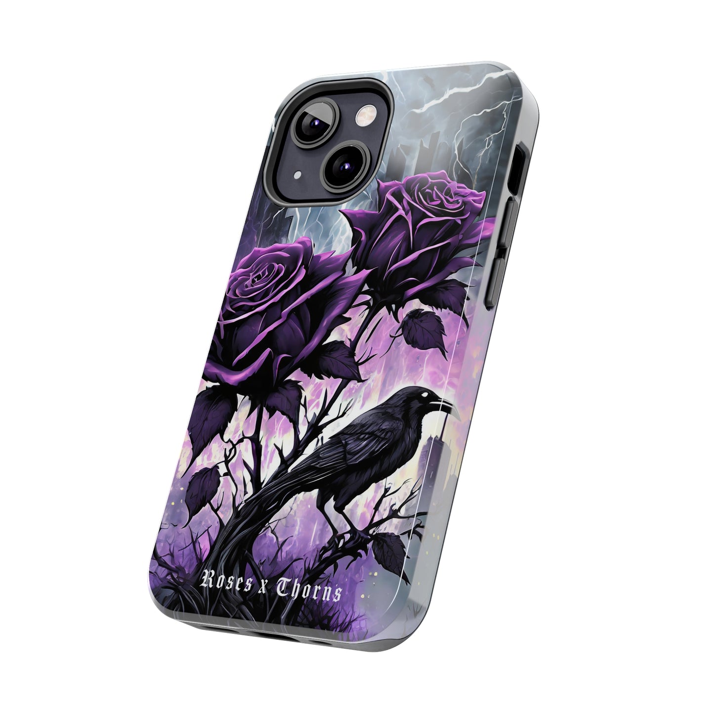 Purple Roses x Thorns Tough Phone Cases