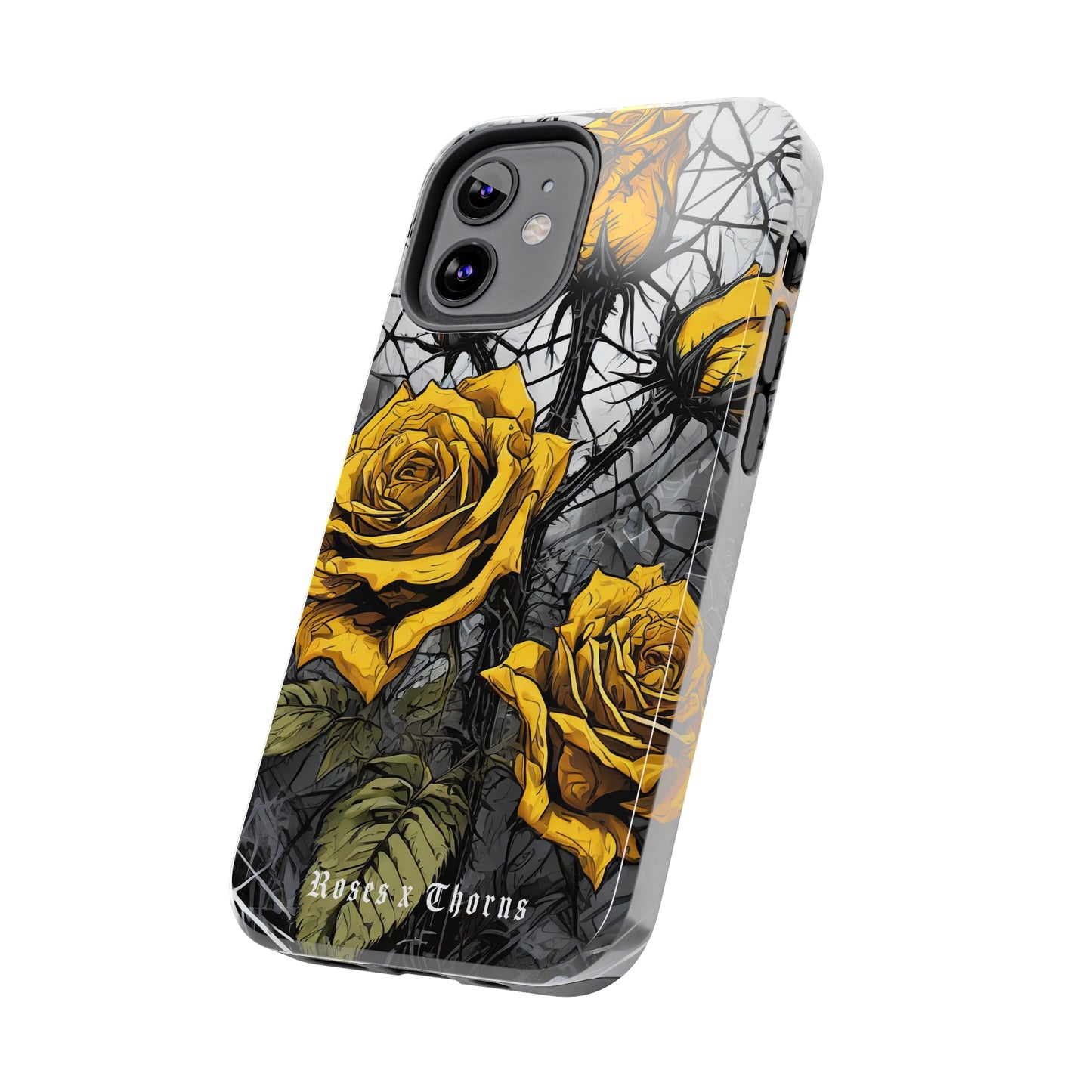 Yellow Roses x Thorns Tough Phone Cases