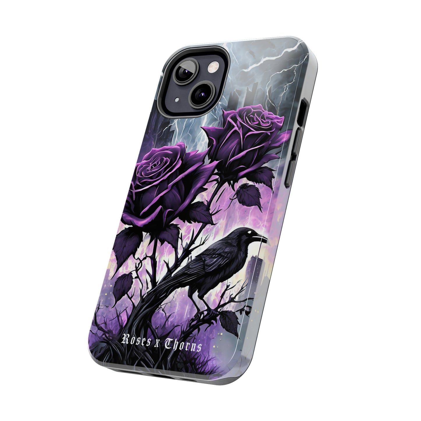 Purple Roses x Thorns Tough Phone Cases