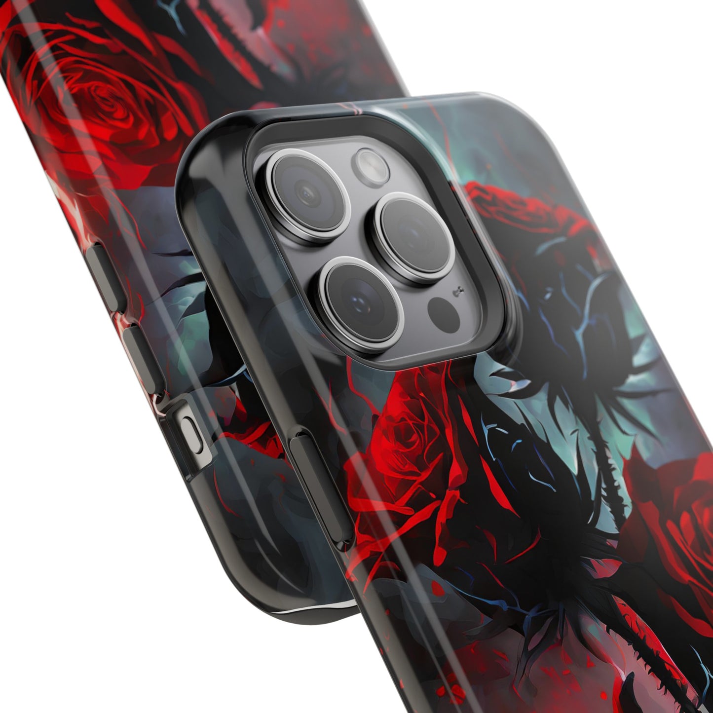 Red Roses x Thorns x Lightening Impact-Resistant Cases