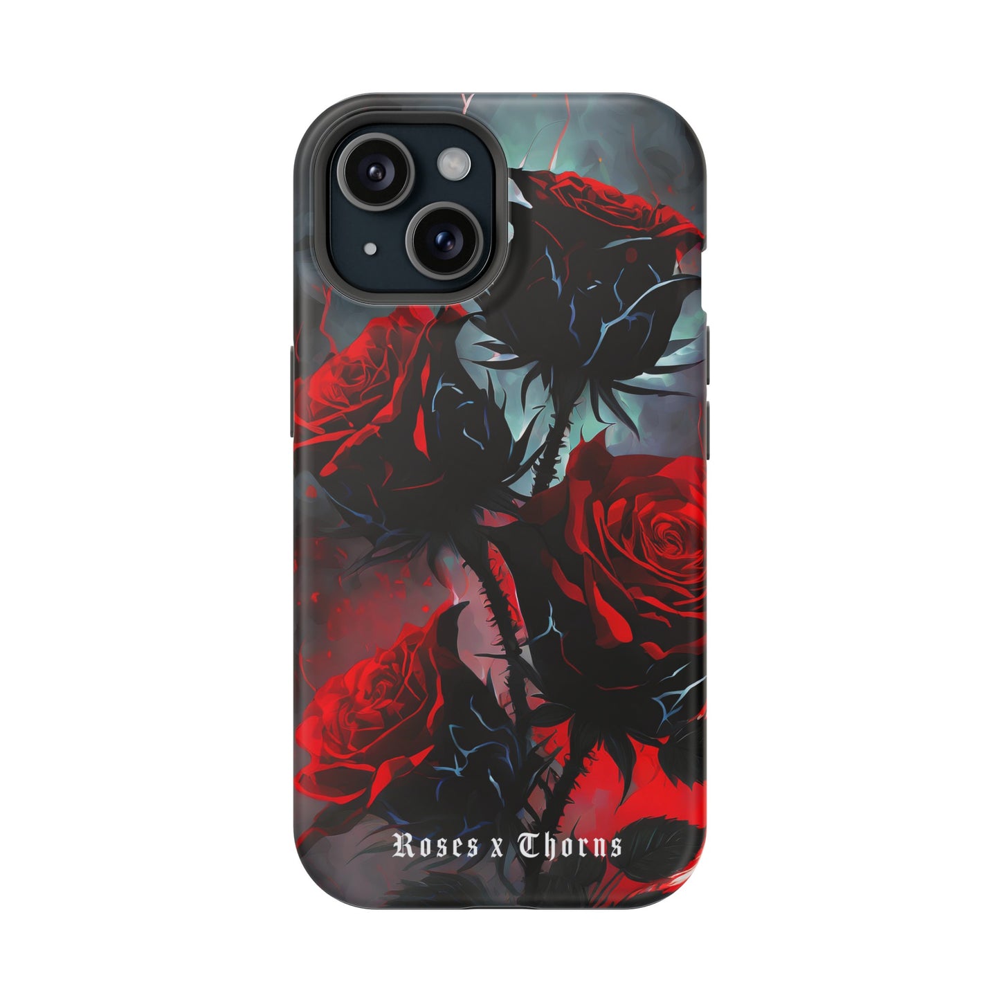 Red Roses x Thorns x Lightening Impact-Resistant Cases