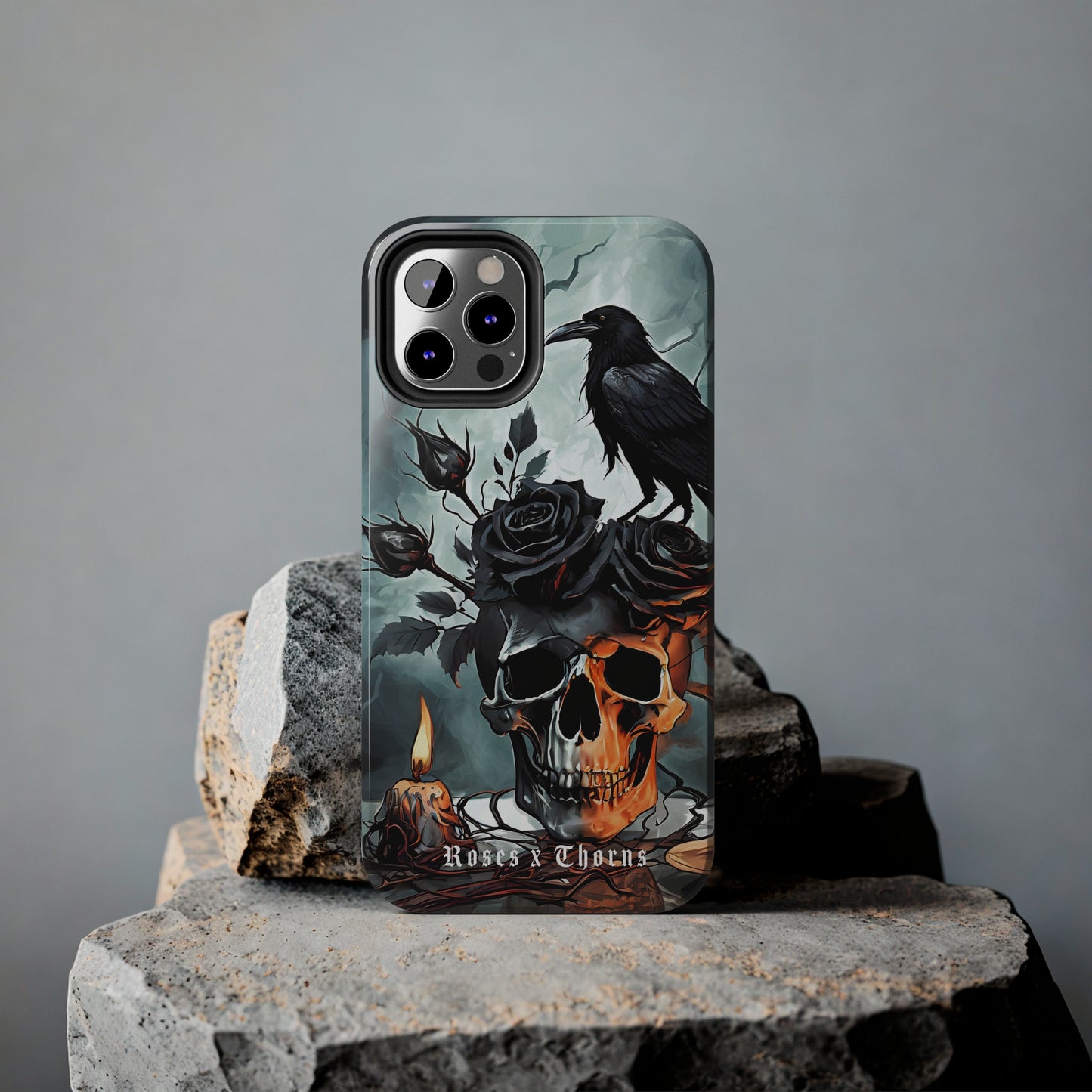 Black Roses x Thorns Tough Phone Cases