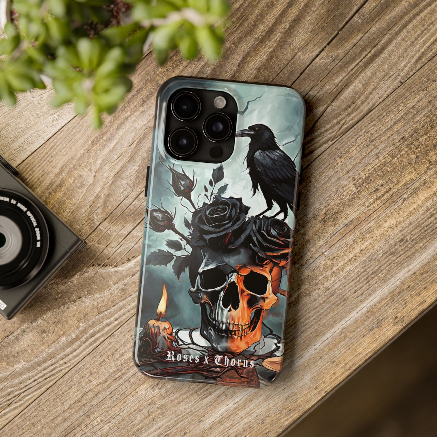 Black Roses x Thorns Tough Phone Cases