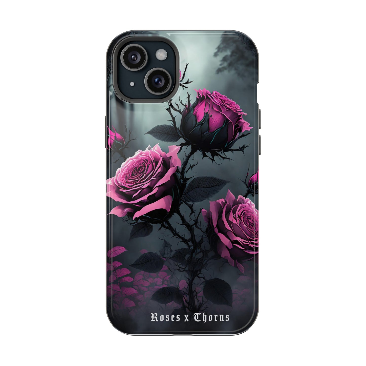 Pink Roses x Thorns Impact-Resistant Cases