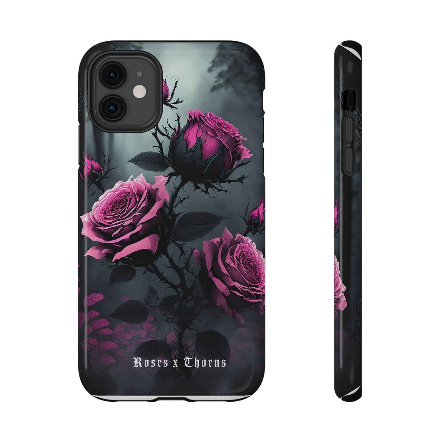Pink Roses x Thorns Impact-Resistant Cases