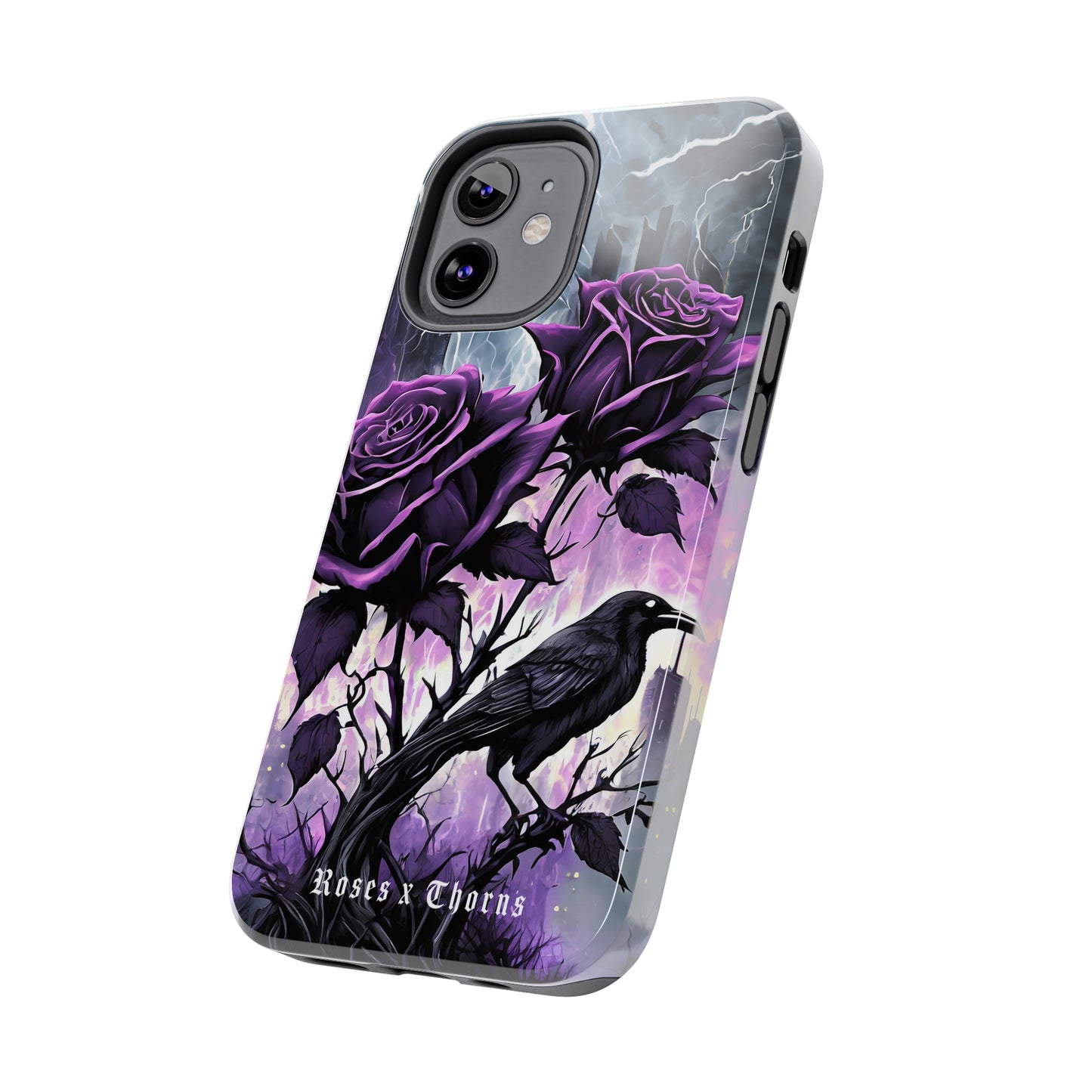 Purple Roses x Thorns Tough Phone Cases