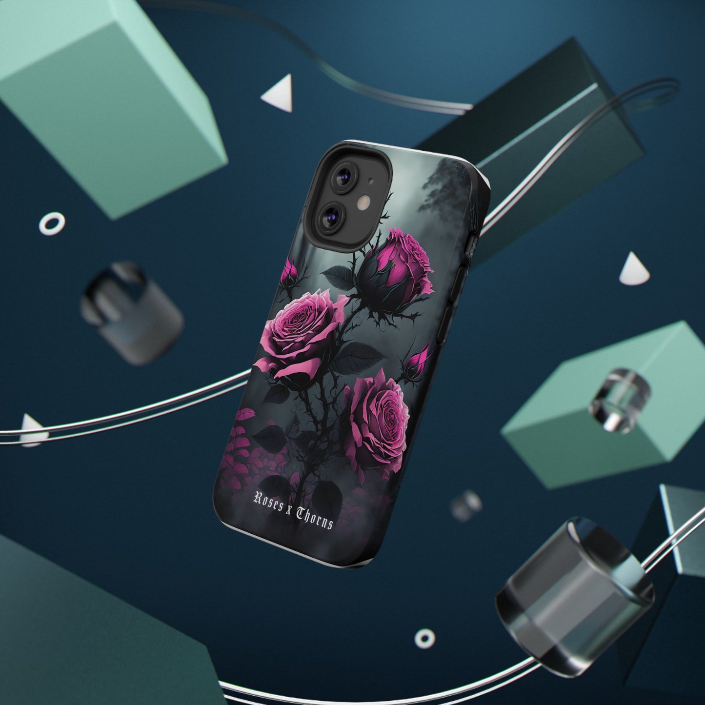 Pink Roses x Thorns Impact-Resistant Cases