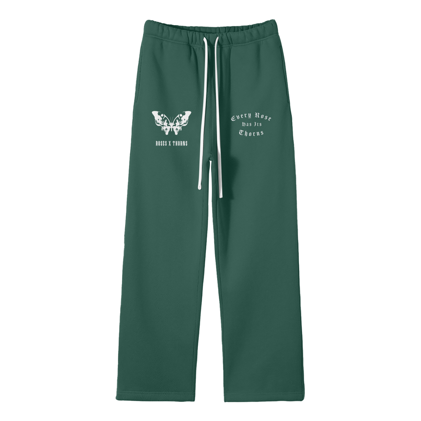 Butterfly Effect Streetwear Unisex Solid Color Fleece Straight Leg Pants