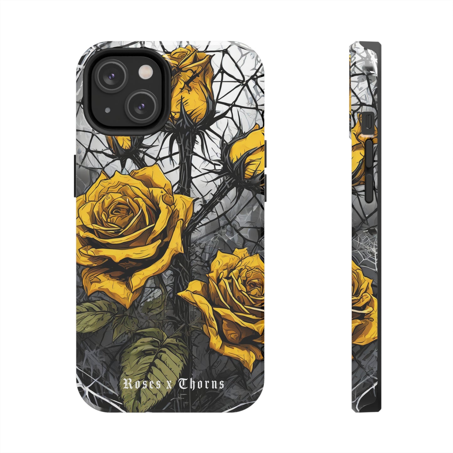 Yellow Roses x Thorns Tough Phone Cases