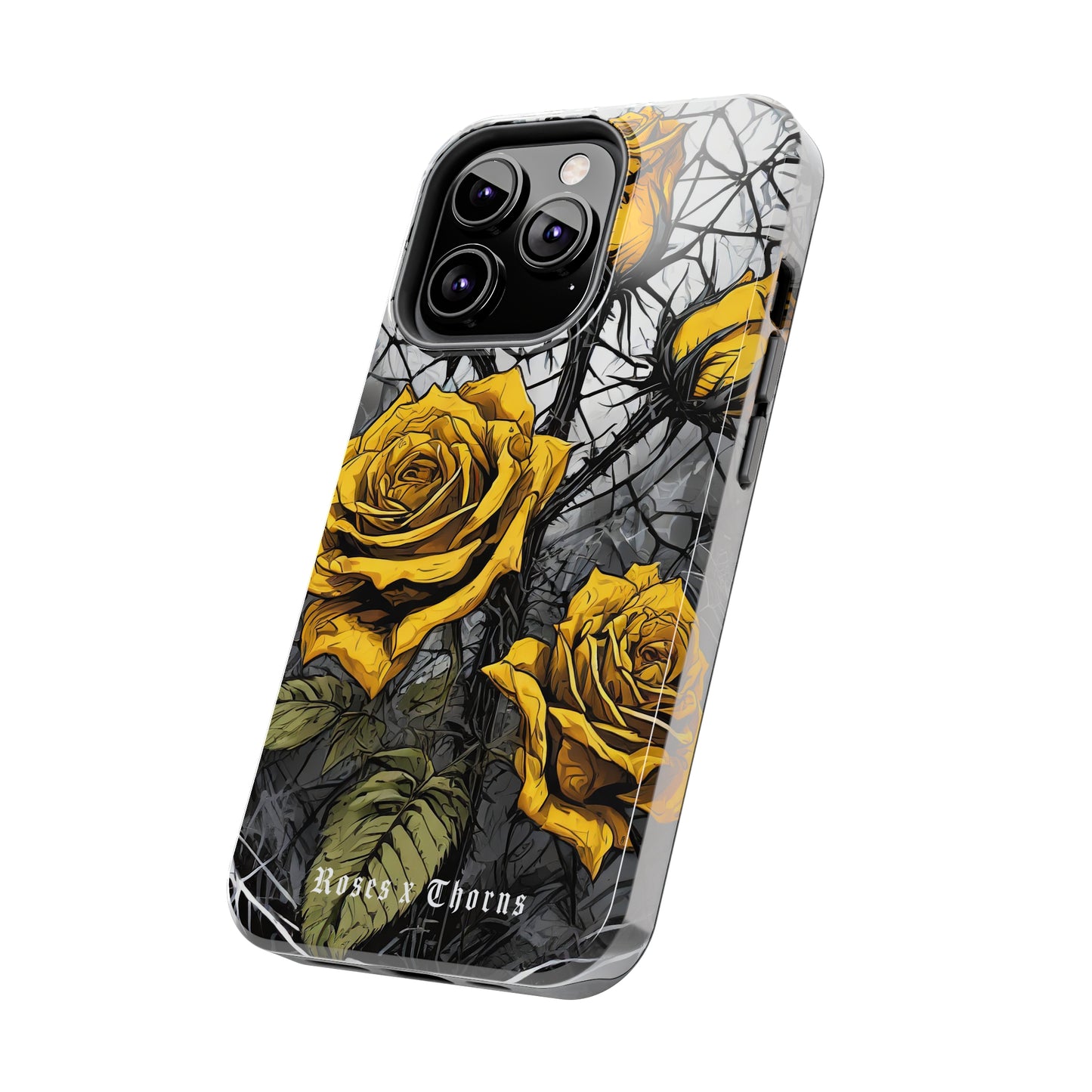 Yellow Roses x Thorns Tough Phone Cases