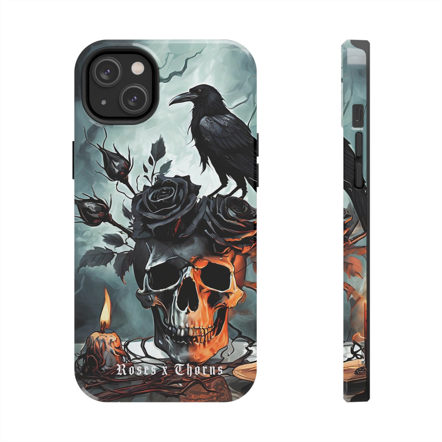 Black Roses x Thorns Tough Phone Cases