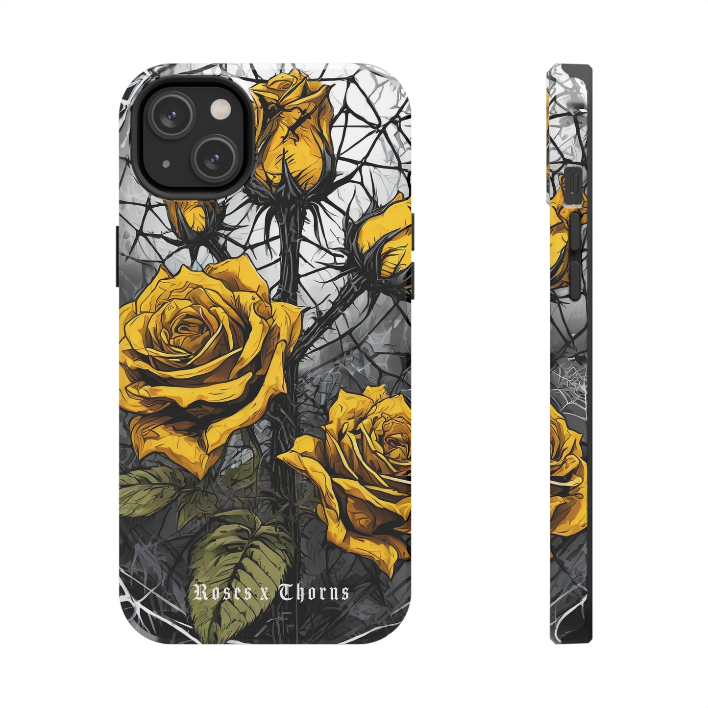 Yellow Roses x Thorns Tough Phone Cases