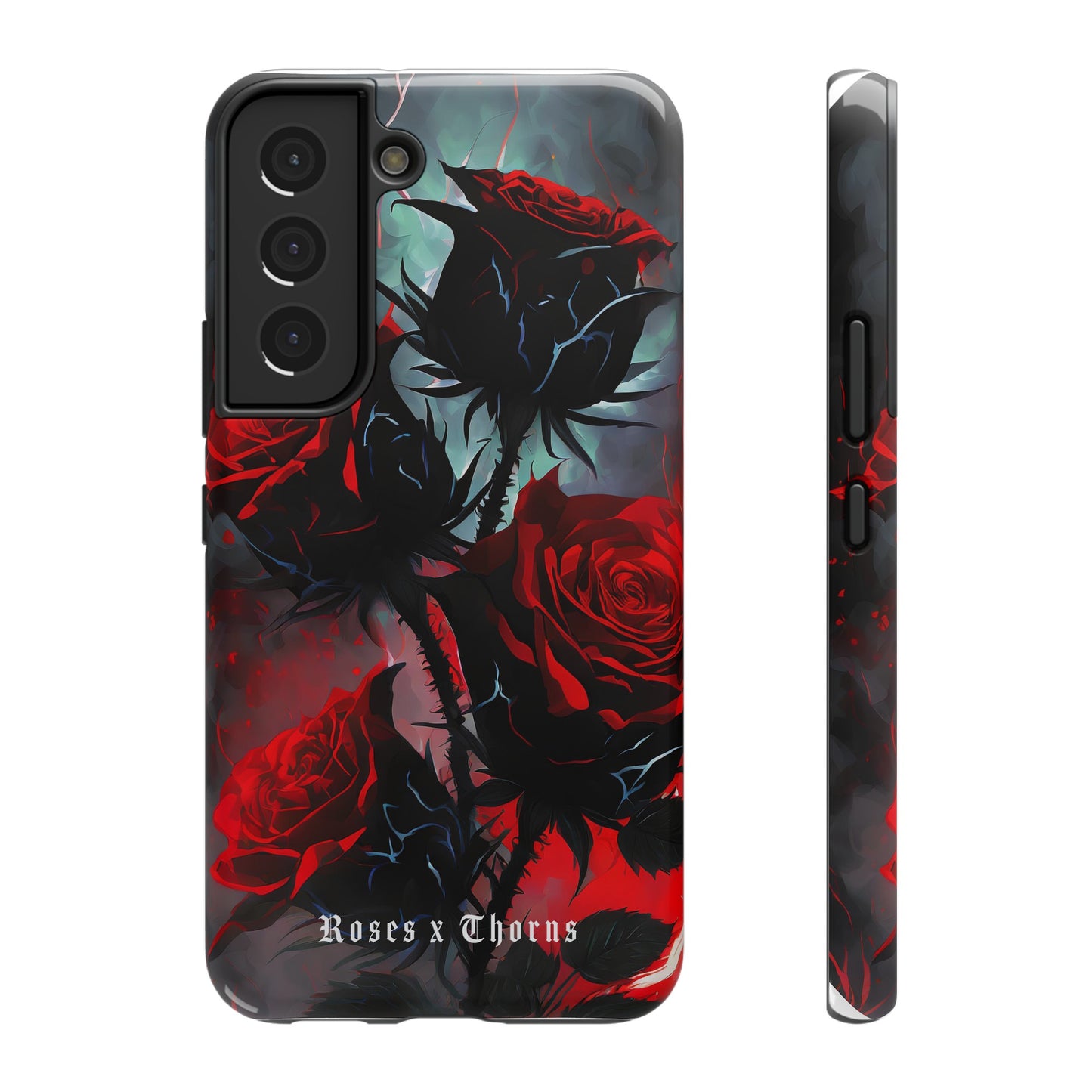 Red Roses x Thorns x Lightening Impact-Resistant Cases