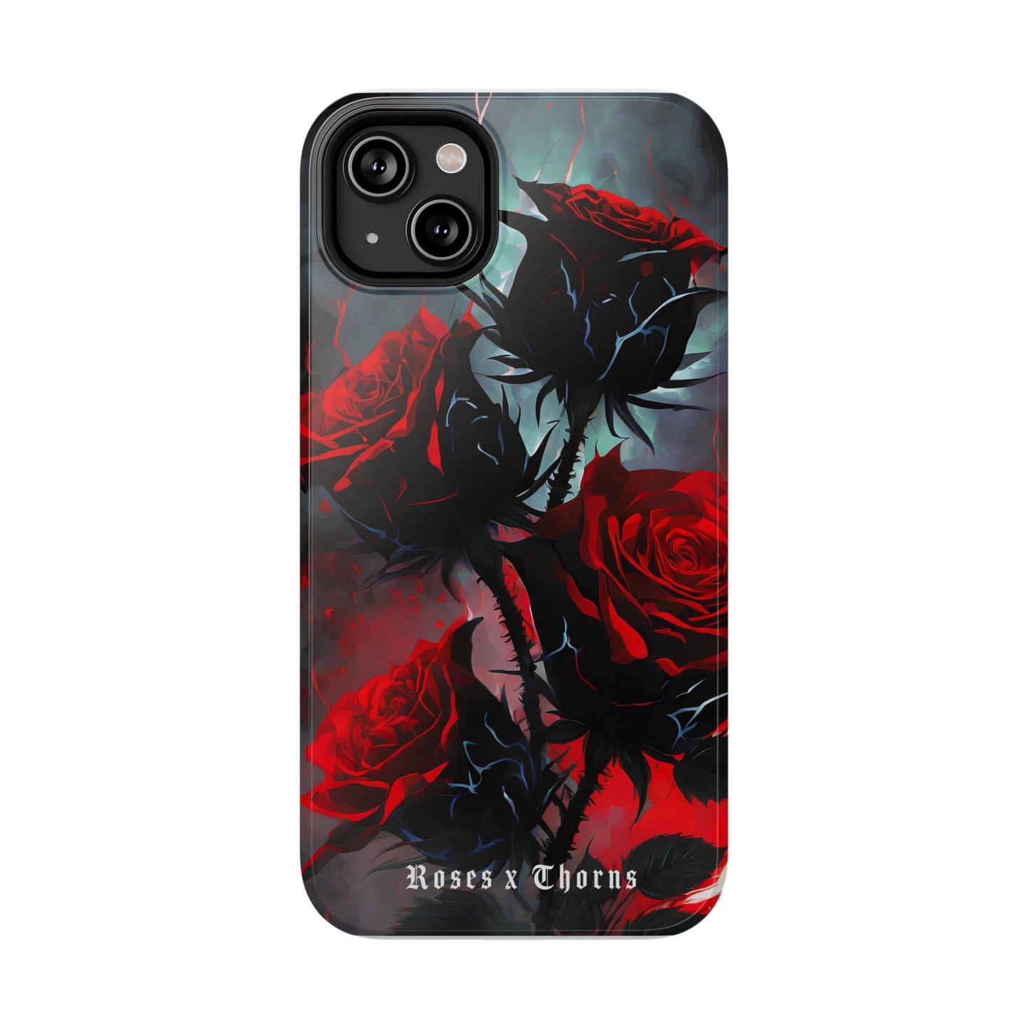 Red Roses x Thorns x Lightening Impact-Resistant Cases