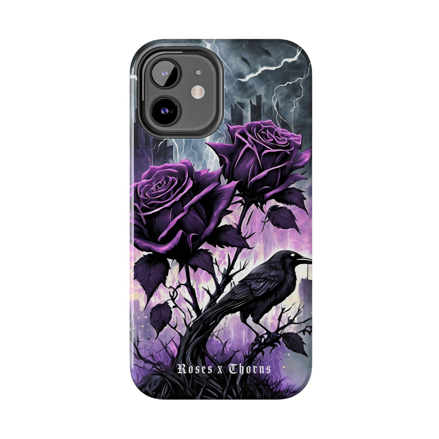 Purple Roses x Thorns Tough Phone Cases
