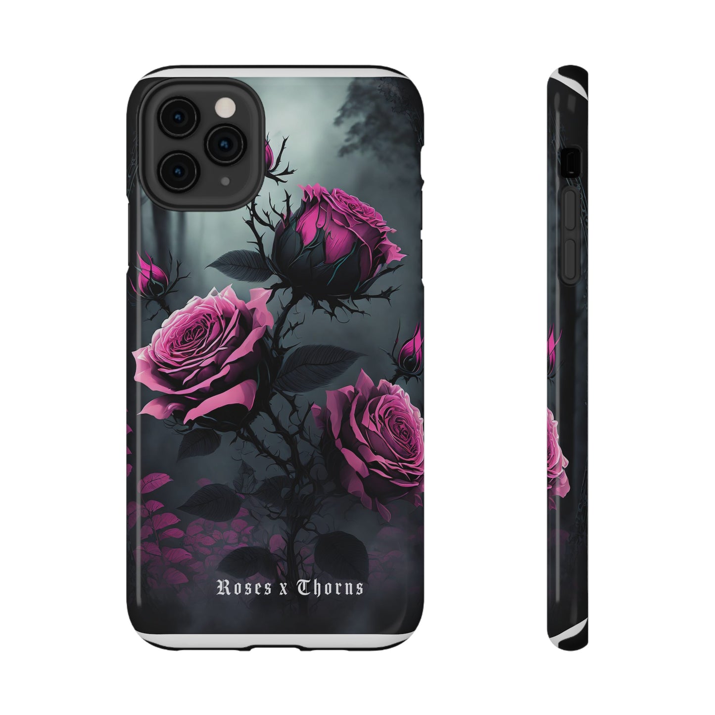 Pink Roses x Thorns Impact-Resistant Cases