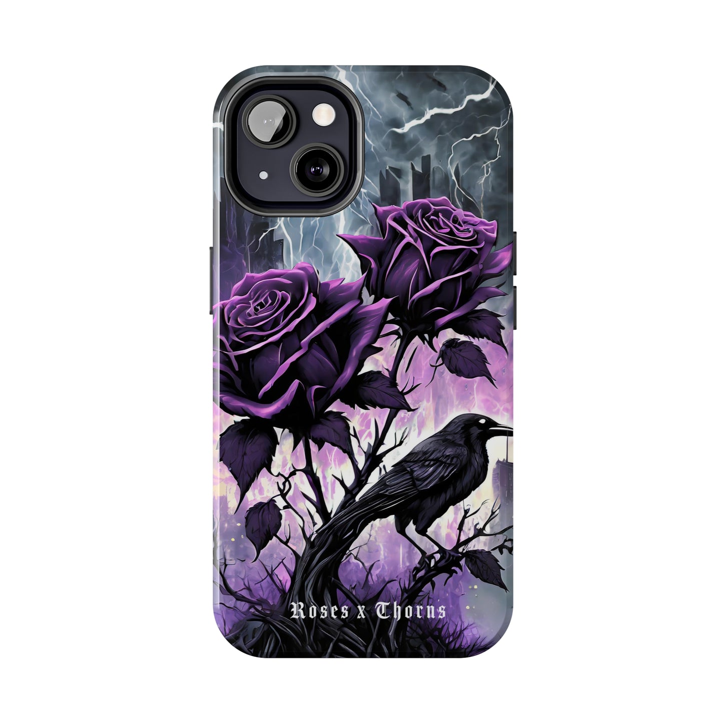Purple Roses x Thorns Tough Phone Cases