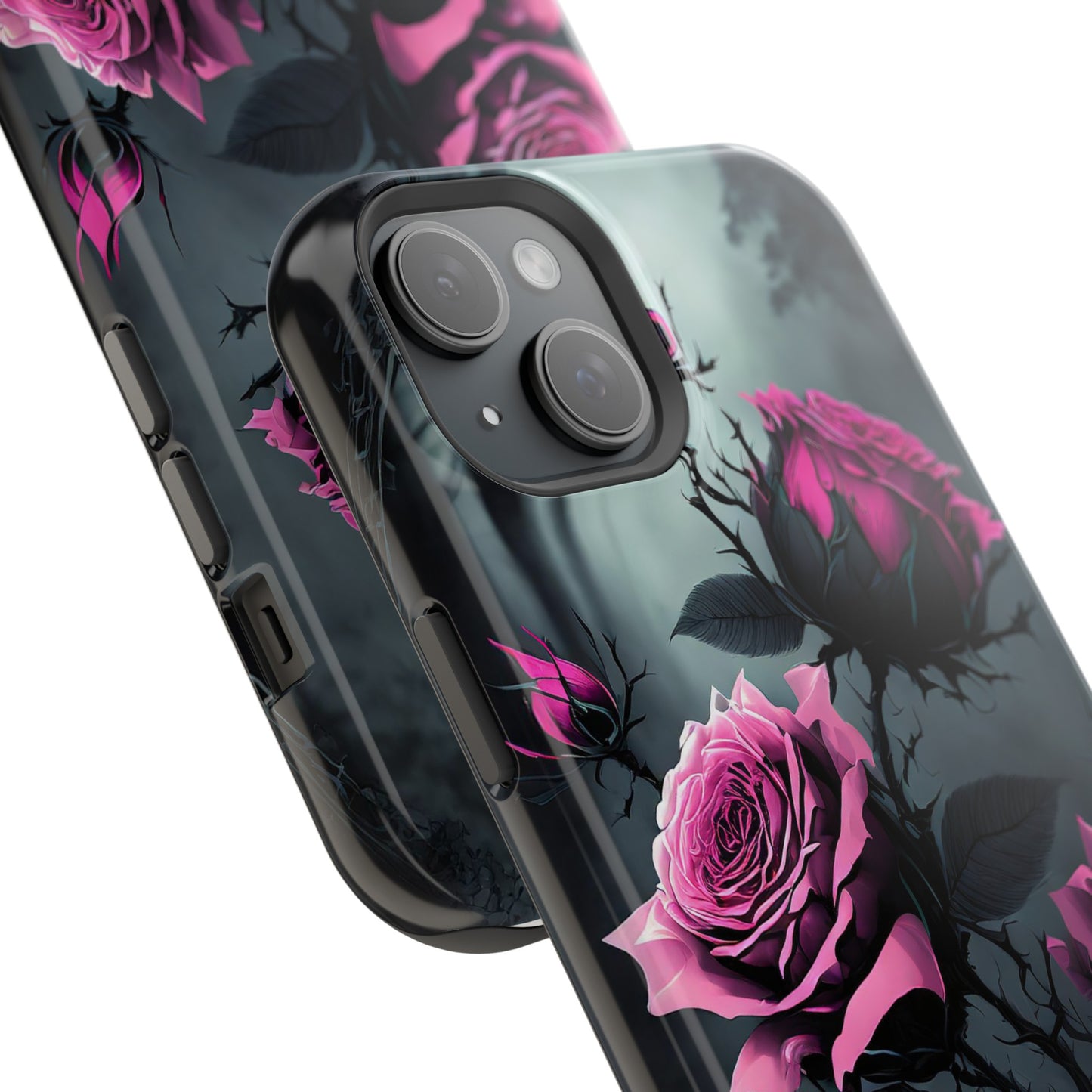 Pink Roses x Thorns Impact-Resistant Cases