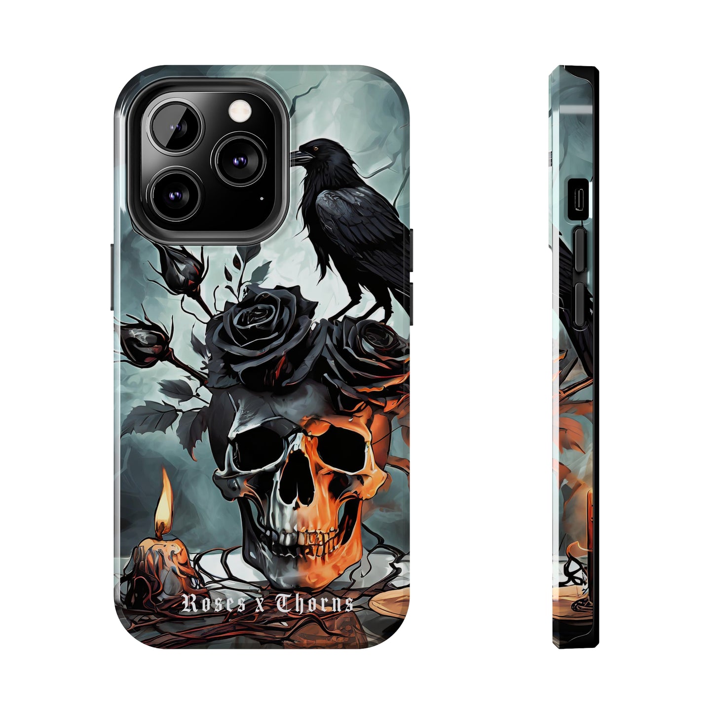 Black Roses x Thorns Tough Phone Cases